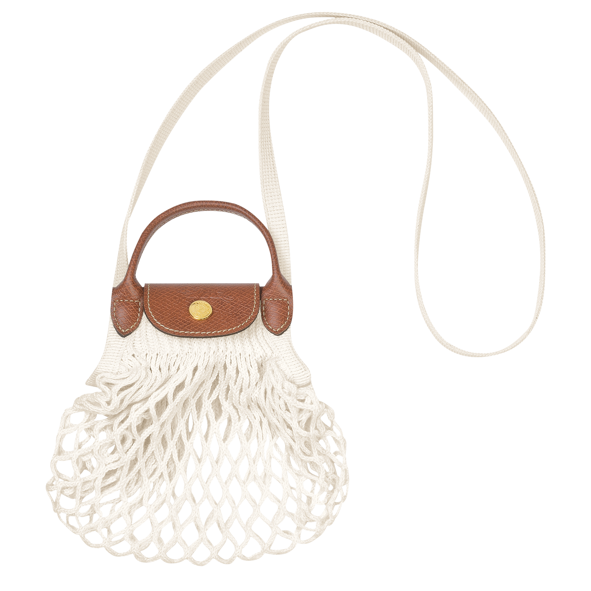 Le Pliage Filet XS Mesh bag / Ecru - Canvas