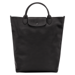 Le Pliage Xtra M Tote bag / Black - Leather
