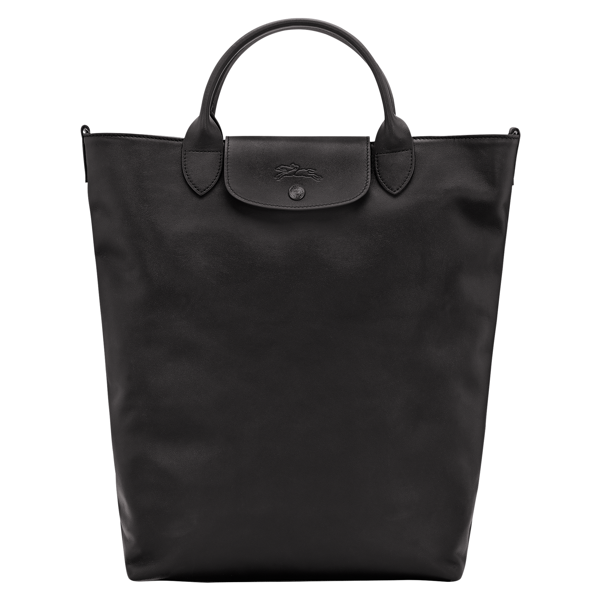 Le Pliage Xtra M Tote bag / Black - Leather