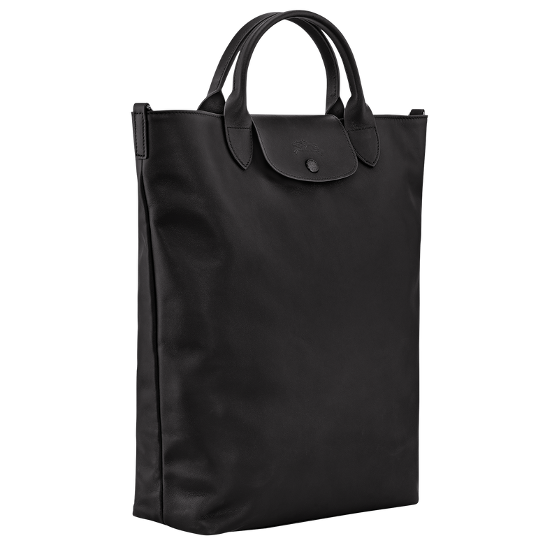 Le Pliage Xtra M Tote bag / Black - Leather - Image 14
