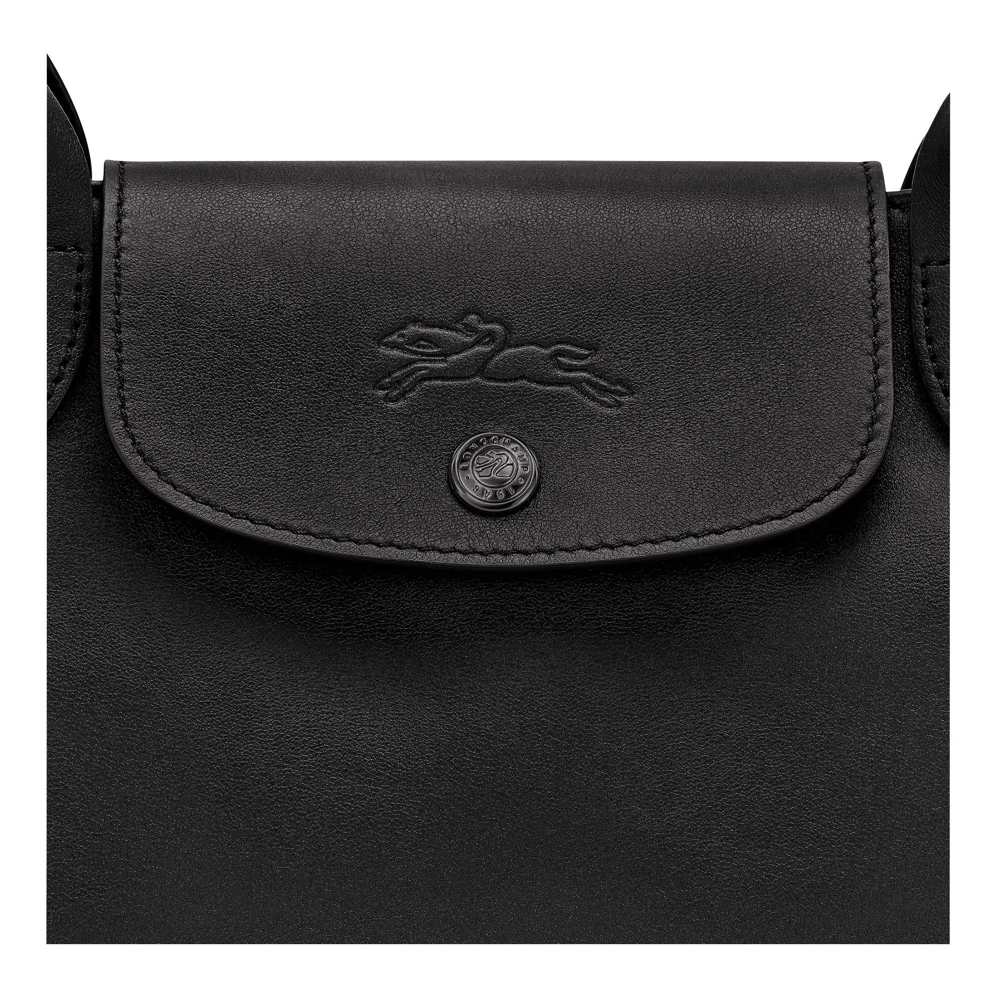 Le Pliage Xtra M Tote bag / Black - Leather - Image 6