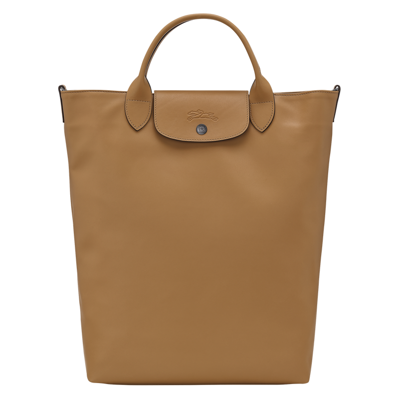Le Pliage Xtra M Tote bag / Black - Leather - Image 8