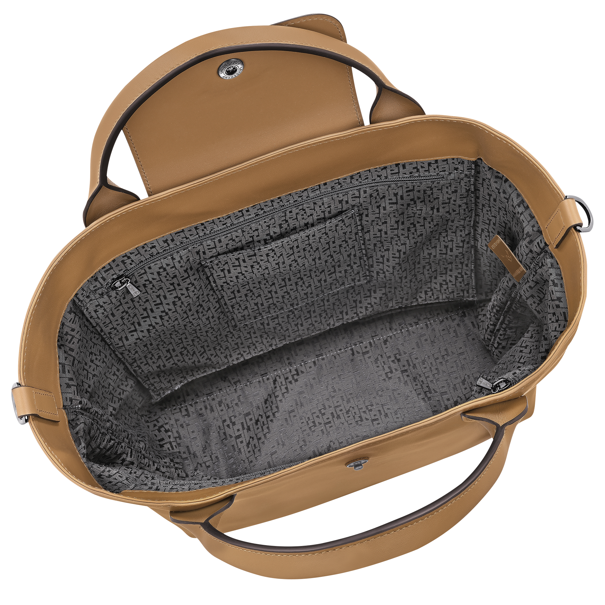 Le Pliage Xtra M Tote bag / Tobacco - Leather - Image 5