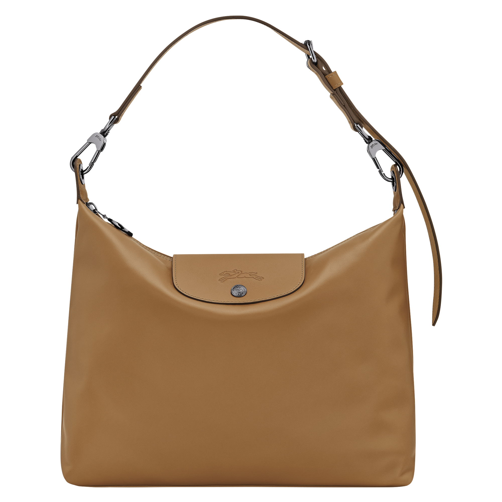 Le Pliage Xtra M Hobo bag / Tobacco - Leather
