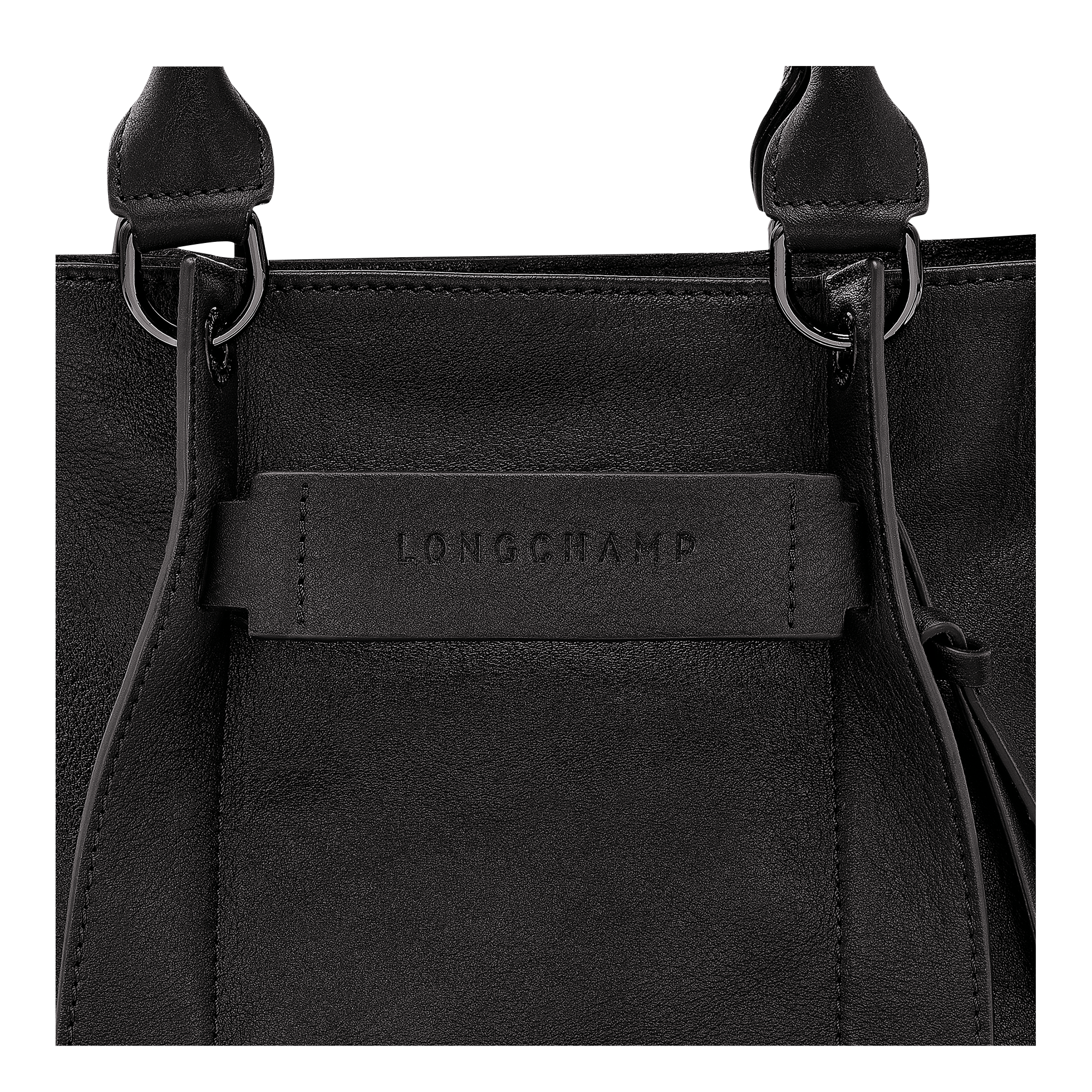 Longchamp 3D S Handbag / Black - Leather - Image 6