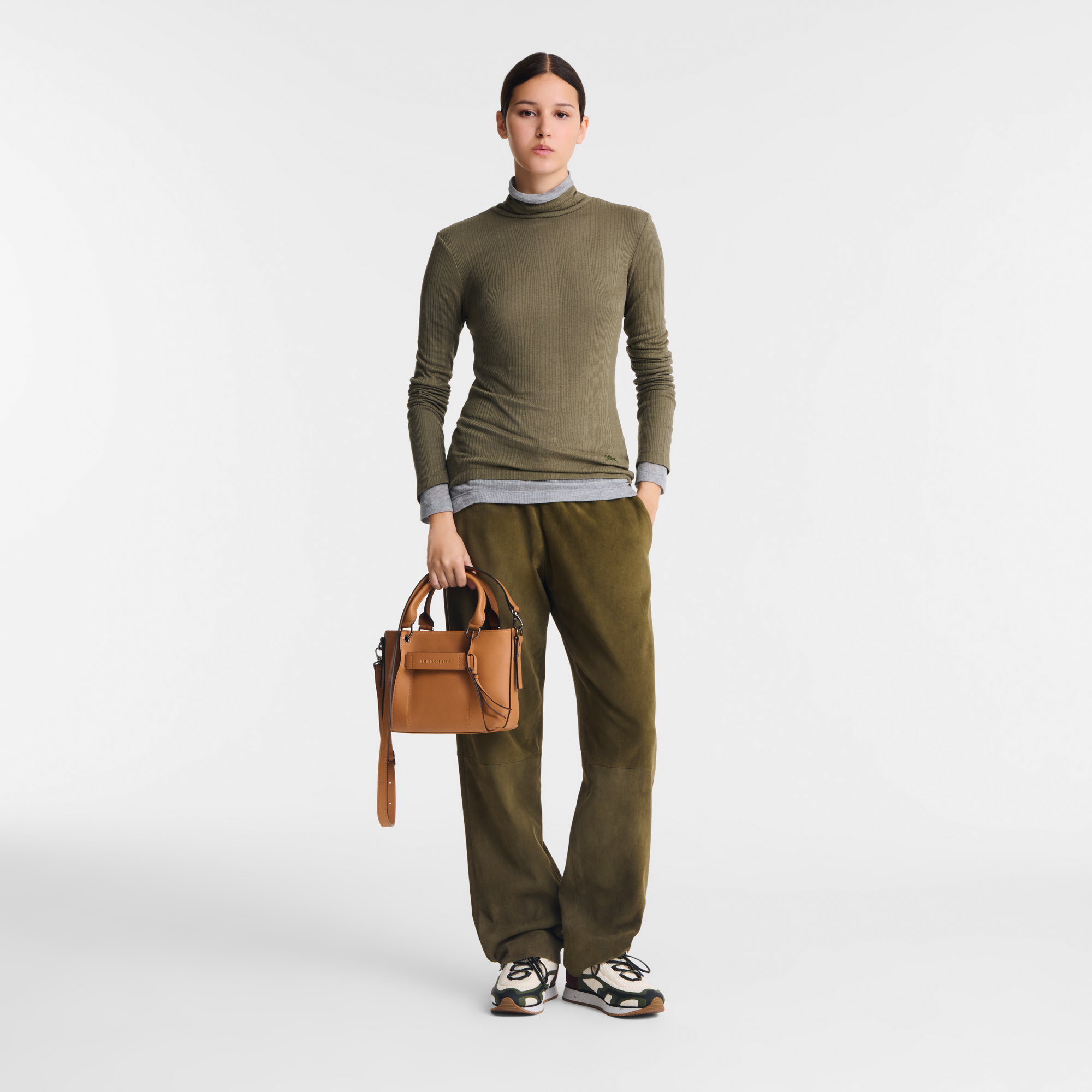 Longchamp 3D S Handbag / Natural - Leather - Image 2