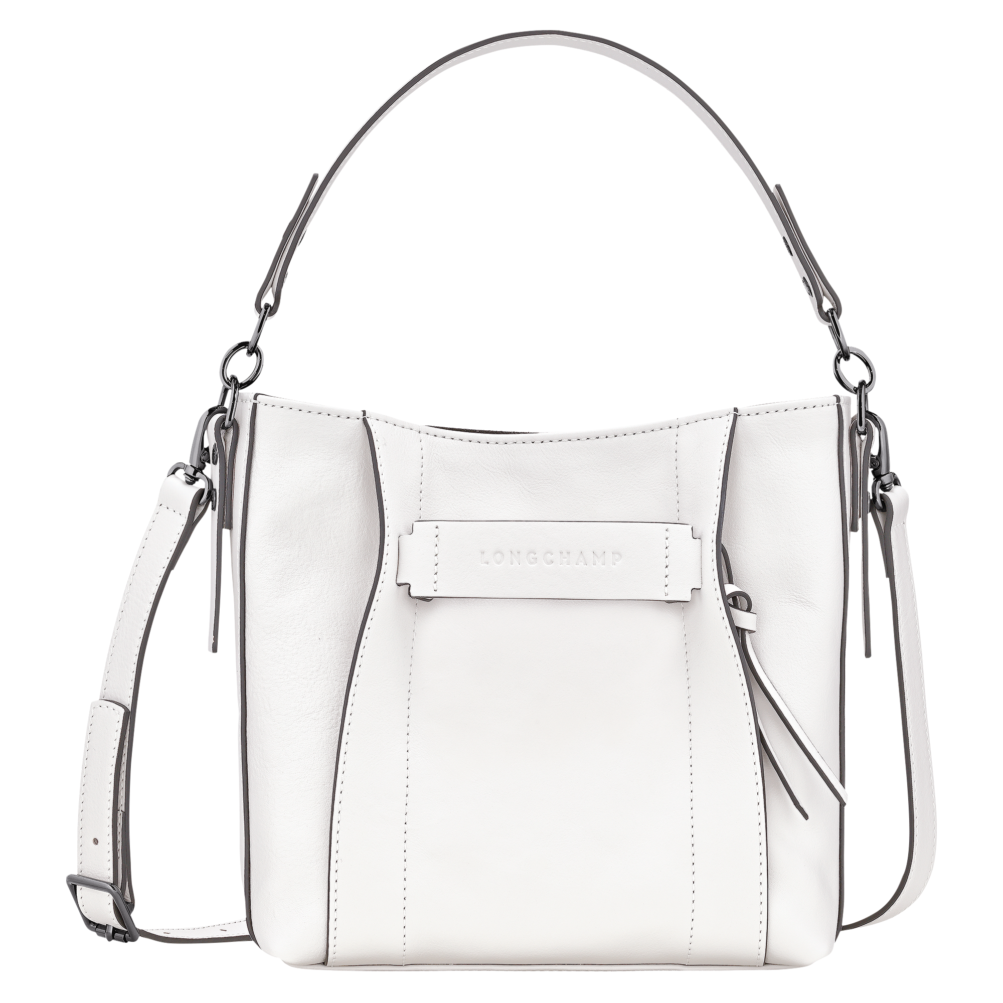 Longchamp 3D S Crossbody bag / White - Leather