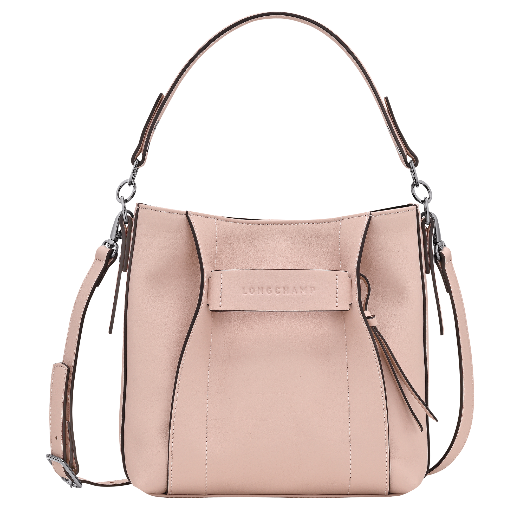 Longchamp 3D S Crossbody bag / Petal Pink - Leather