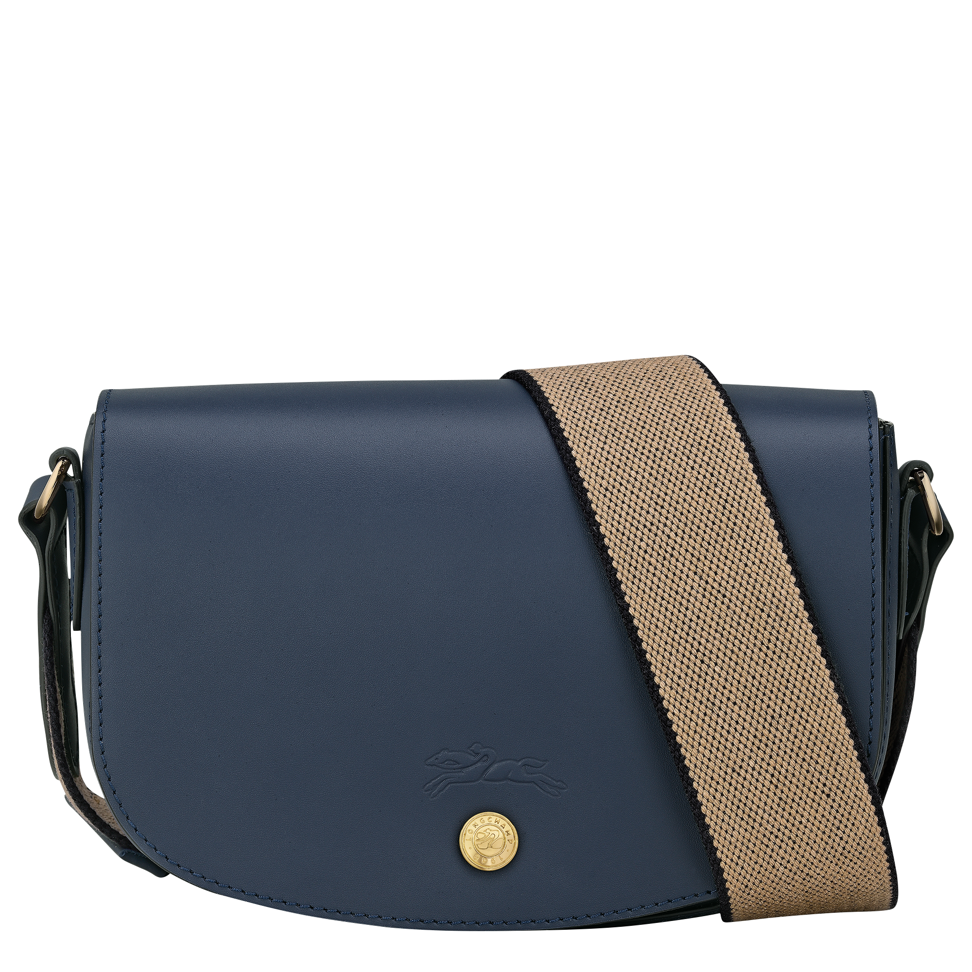 Épure S Crossbody bag / Navy - Leather