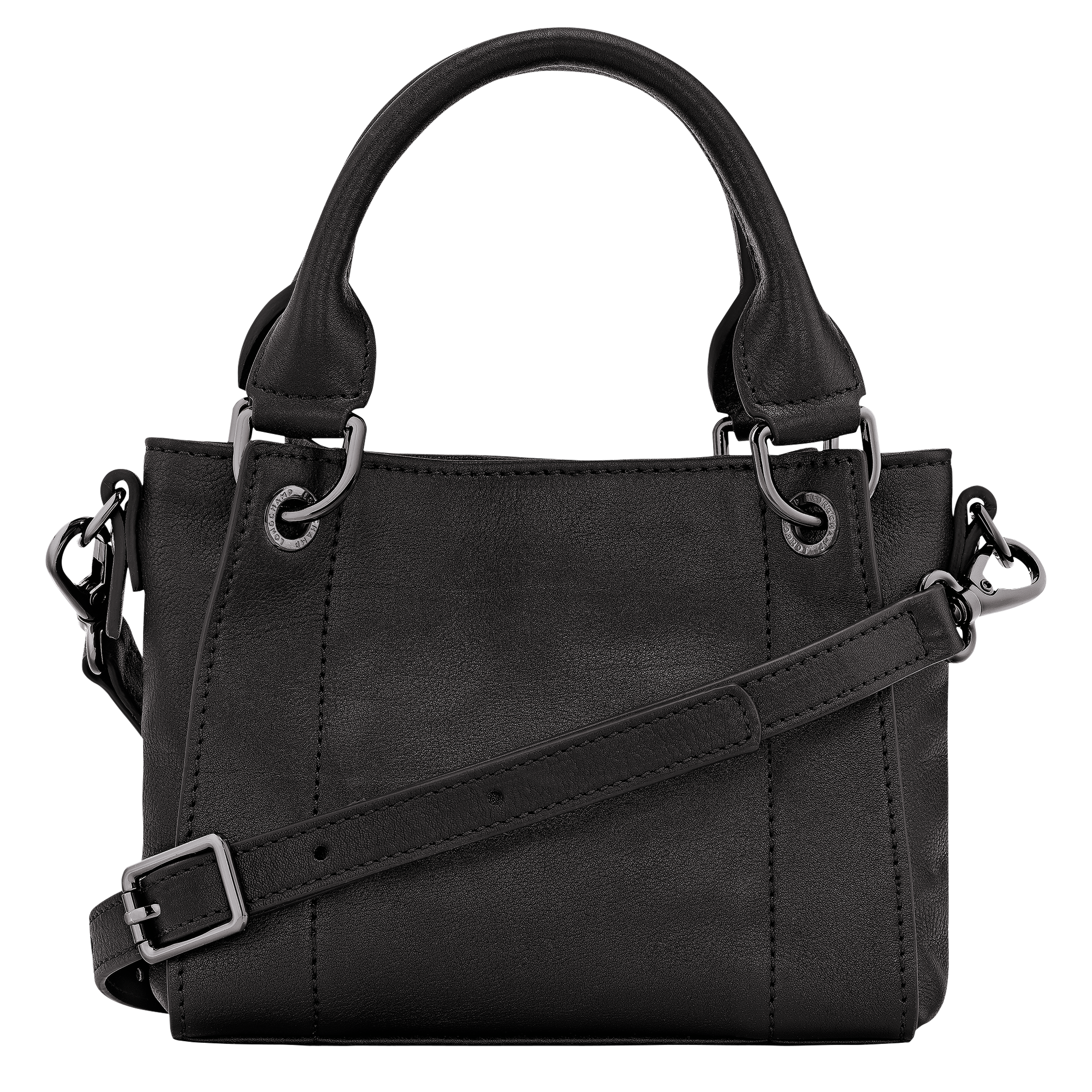 Longchamp 3D XS Handbag / Black - Leather - Image 4