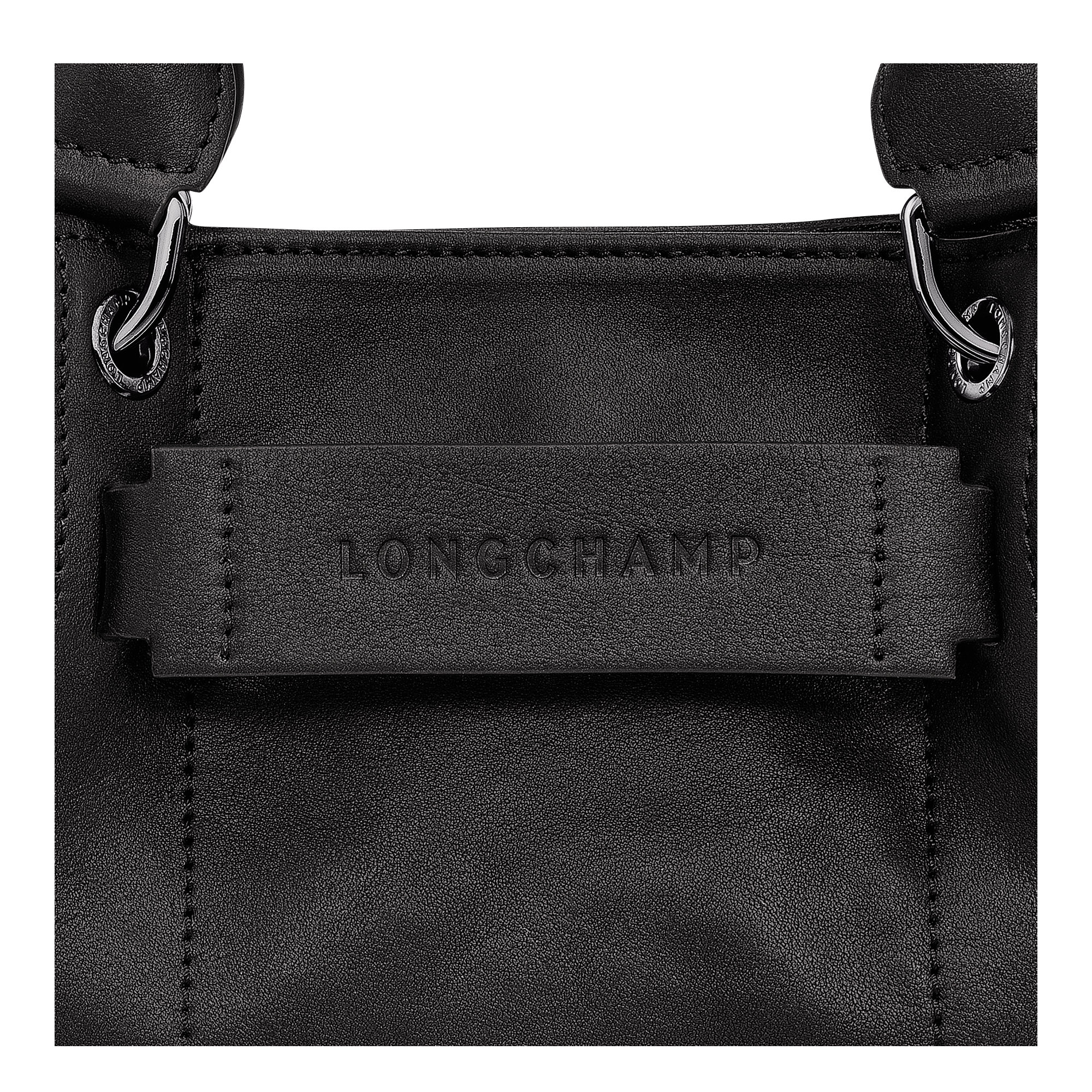 Longchamp 3D XS Handbag / Black - Leather - Image 6