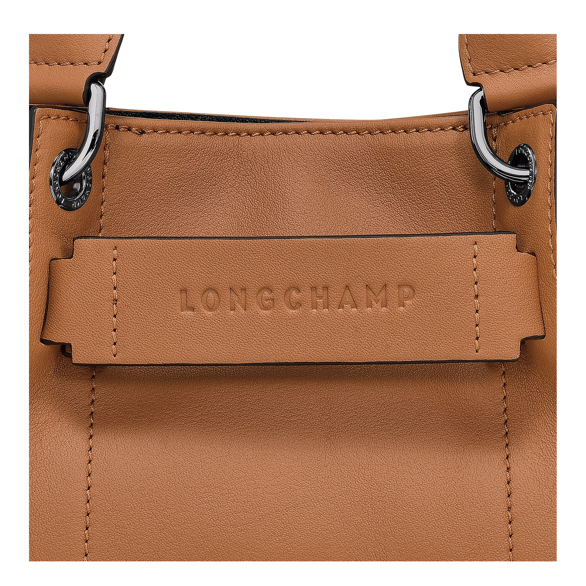 Longchamp 3D XS Handbag / Natural - Leather - Image 6
