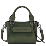 Longchamp 3D XS Handbag / Khaki - Leather