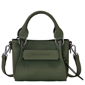 Longchamp 3D XS Handbag / Khaki - Leather