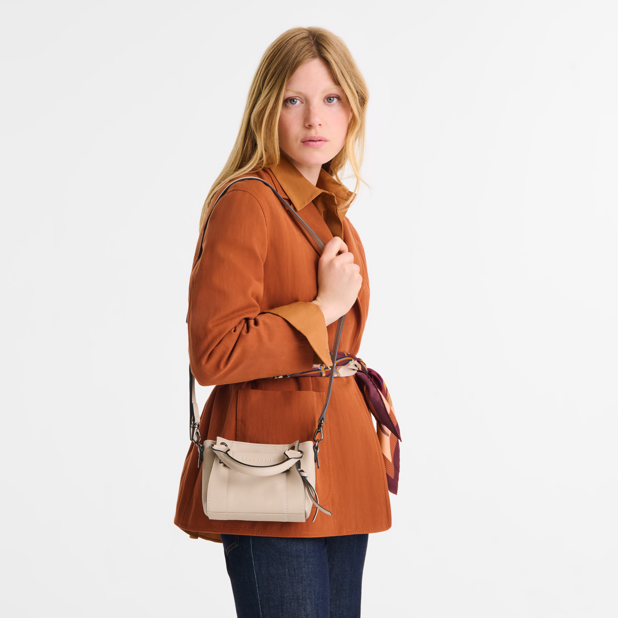 Longchamp 3D XS Handbag / Clay - Leather - Image 2