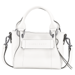 Longchamp 3D XS Handbag / White - Leather