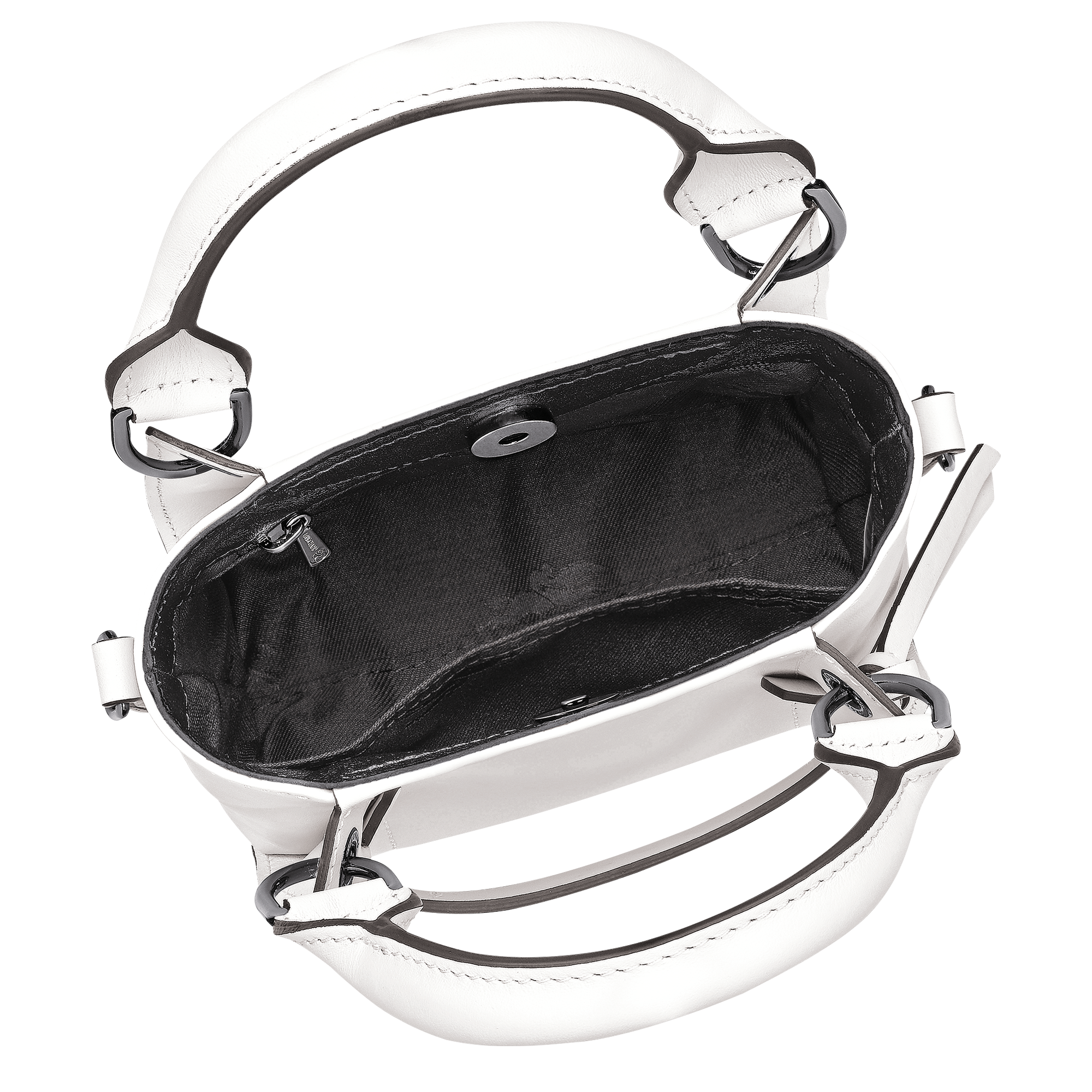 Longchamp 3D XS Handbag / White - Leather - Image 5