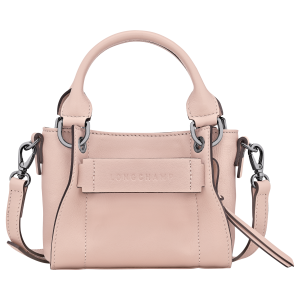 Longchamp 3D XS Handbag / Petal Pink - Leather