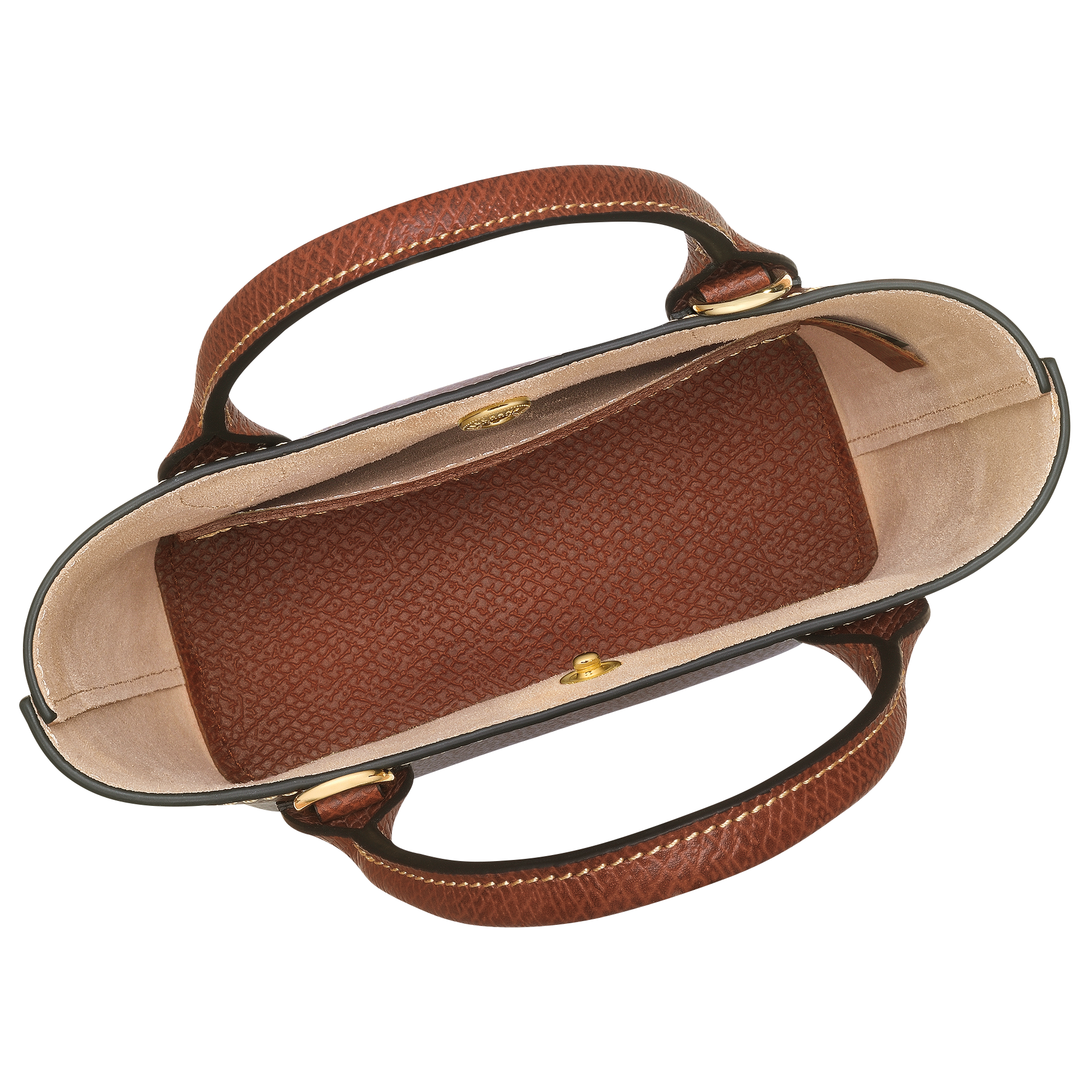 Épure XS Tote bag / Brown - Leather - Image 5