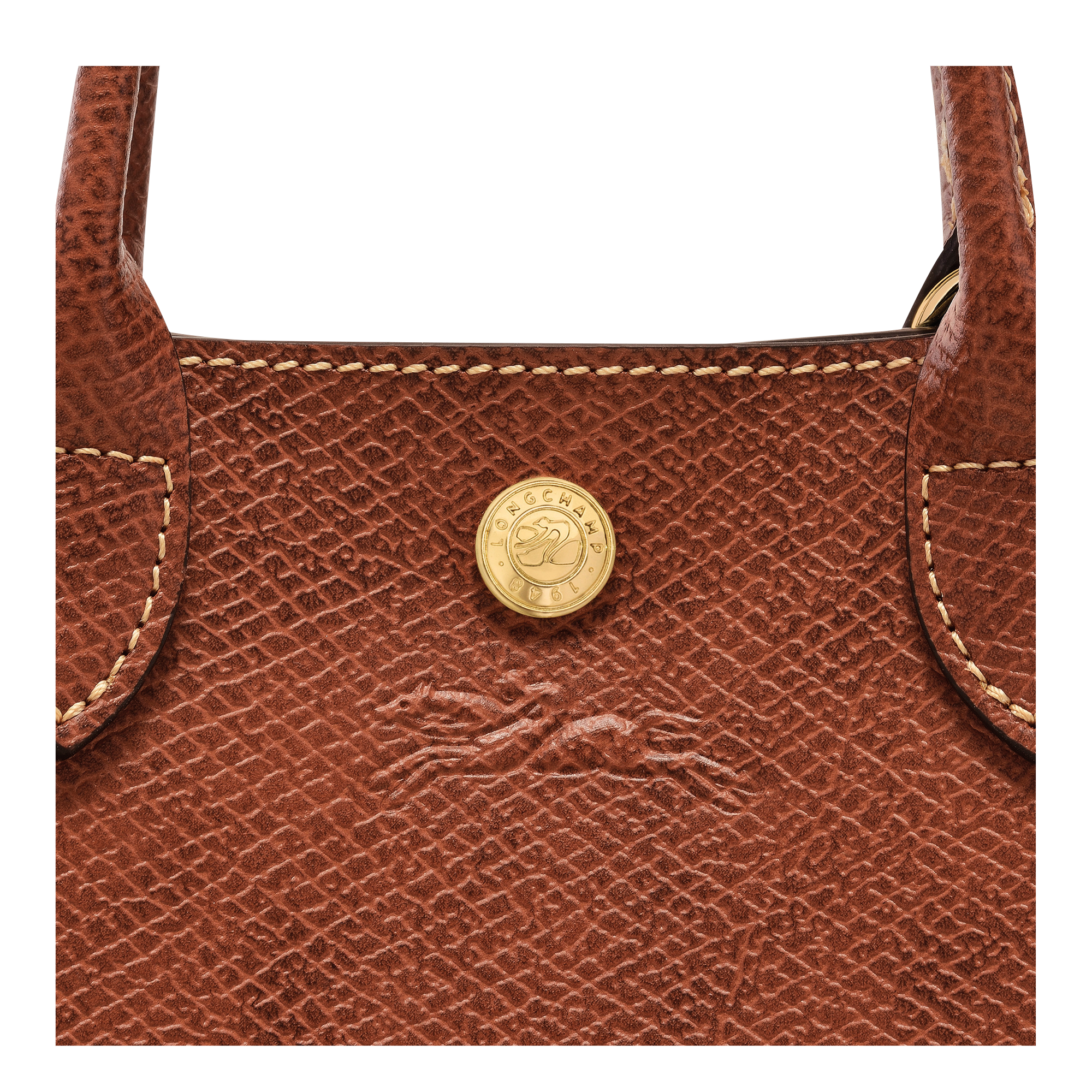 Épure XS Tote bag / Brown - Leather - Image 6