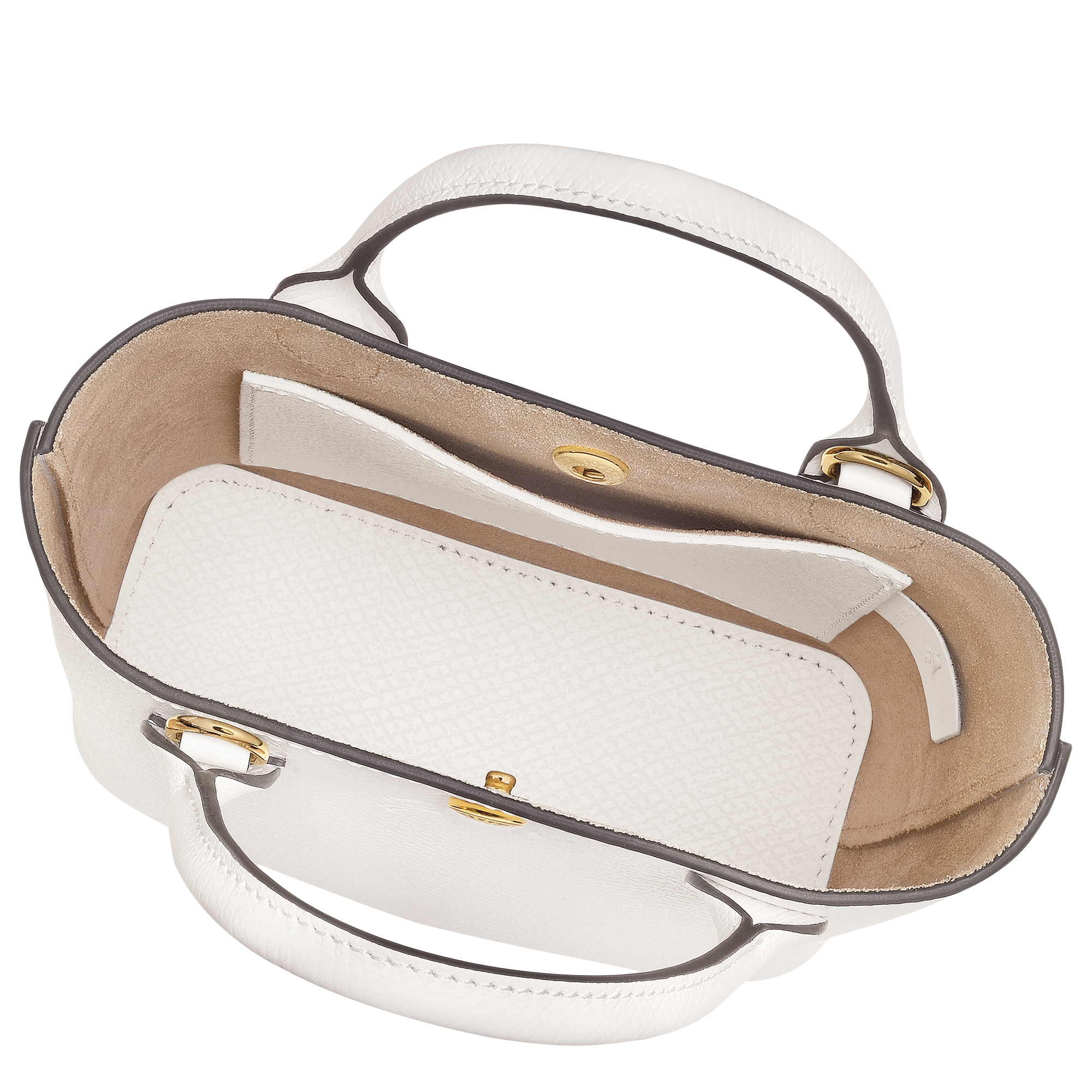 Épure XS Tote bag / White - Leather - Image 5