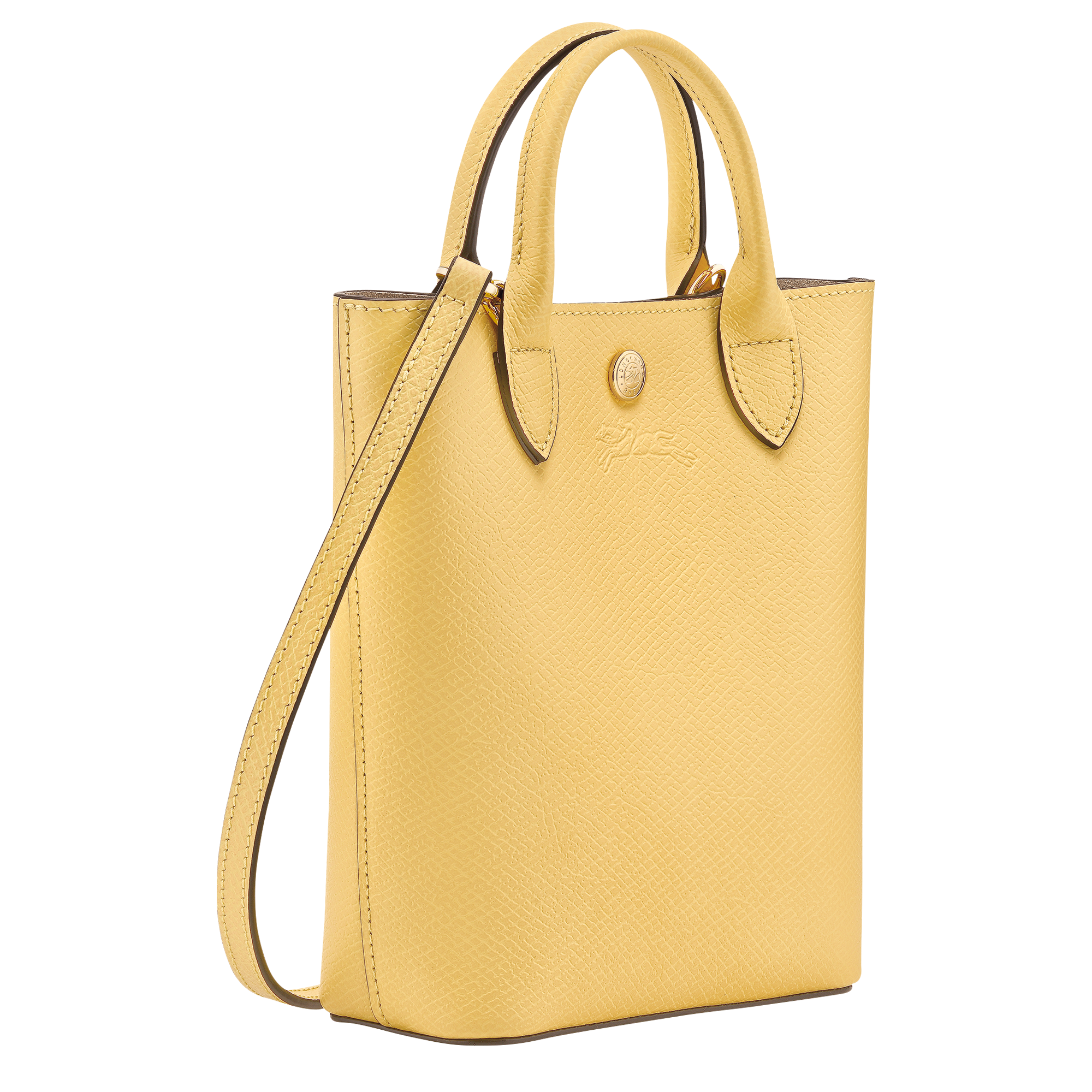 Épure XS Tote bag / Yellow Chick - Leather - Image 3
