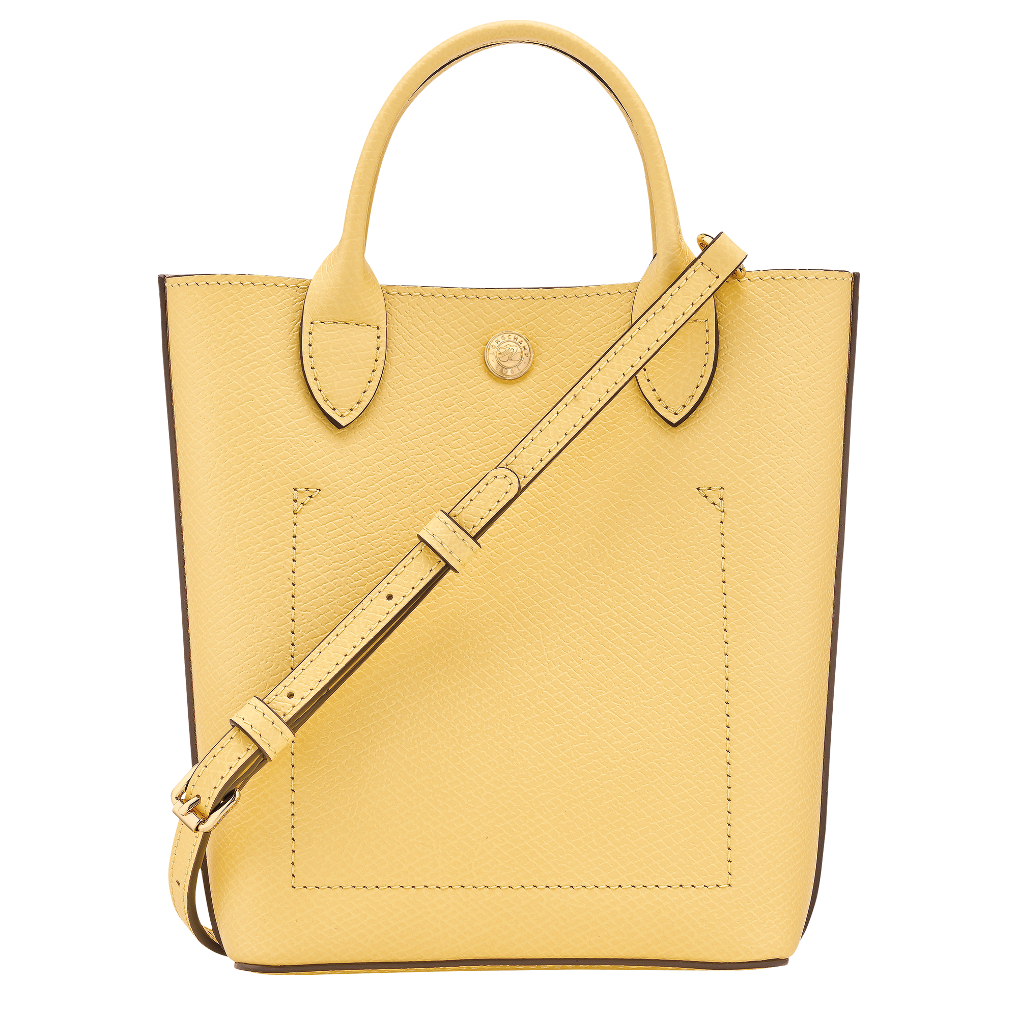 Épure XS Tote bag / Yellow Chick - Leather - Image 4
