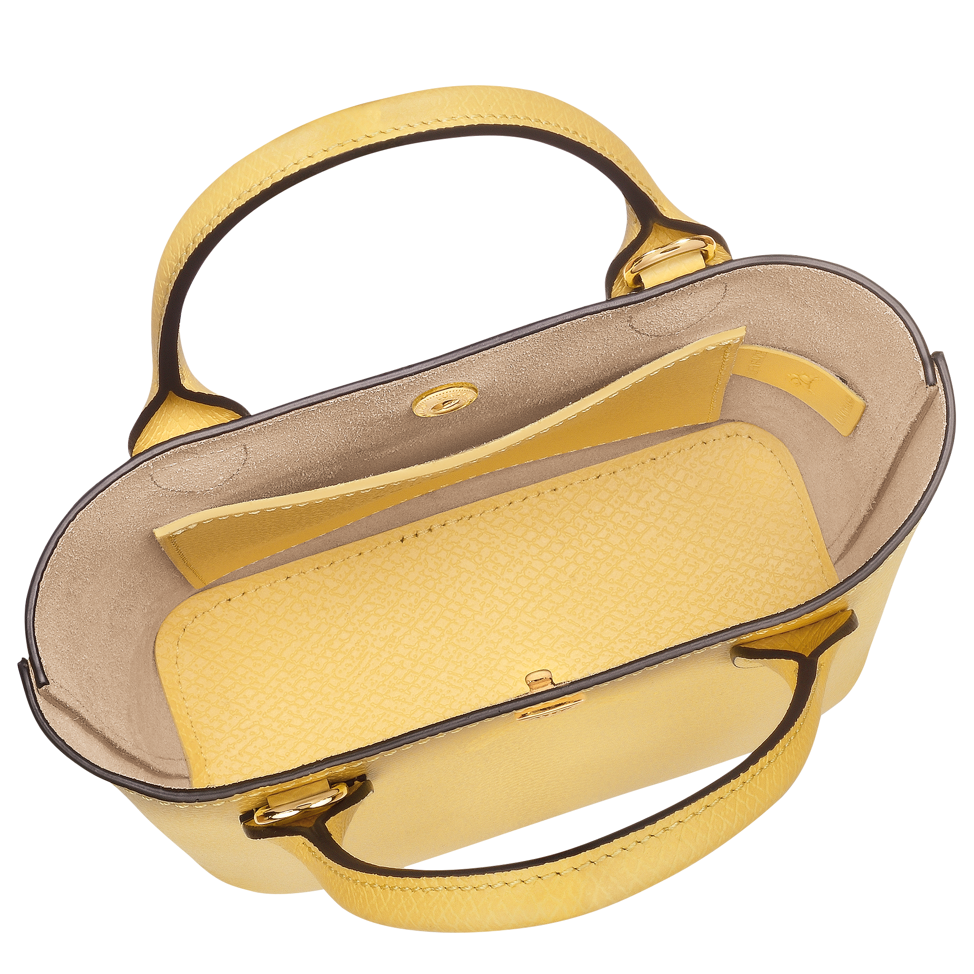 Épure XS Tote bag / Yellow Chick - Leather - Image 5