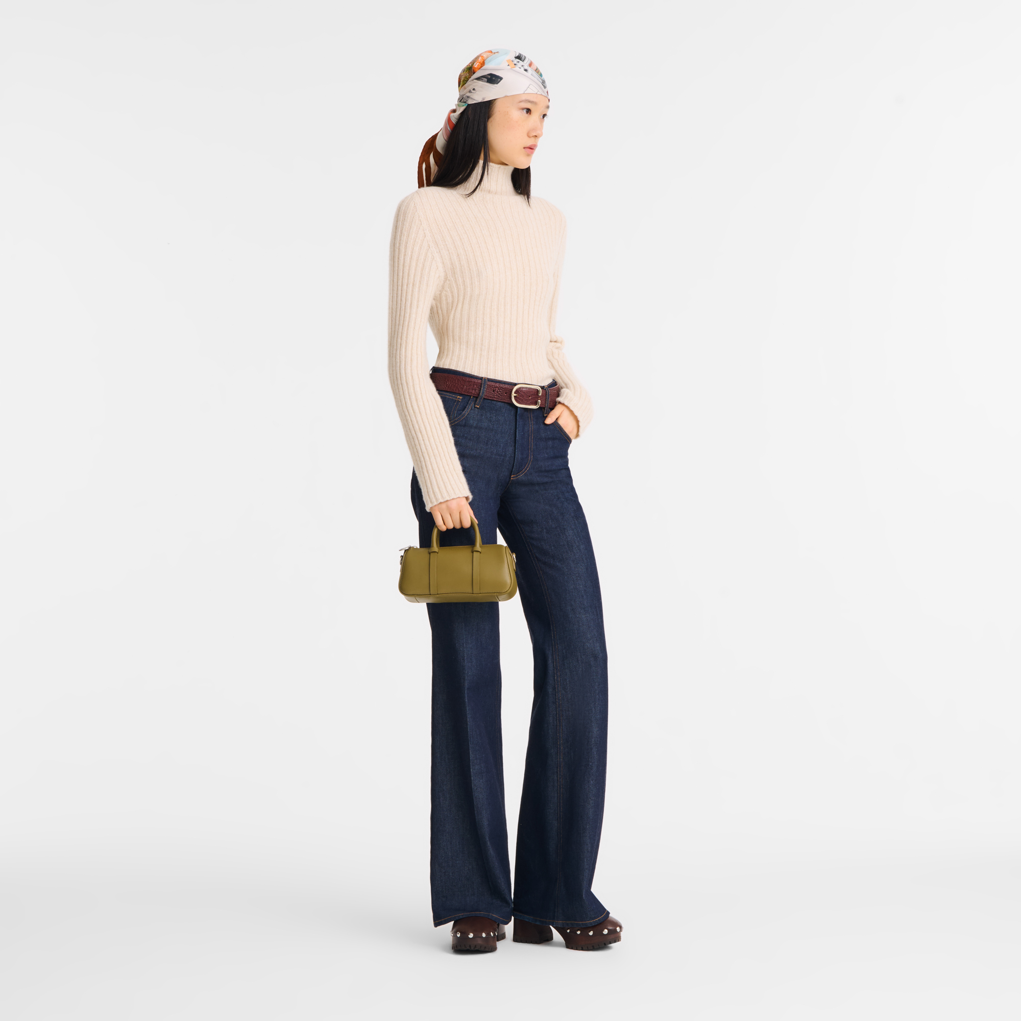 Daylong S Handbag / Olive - Leather - Image 2