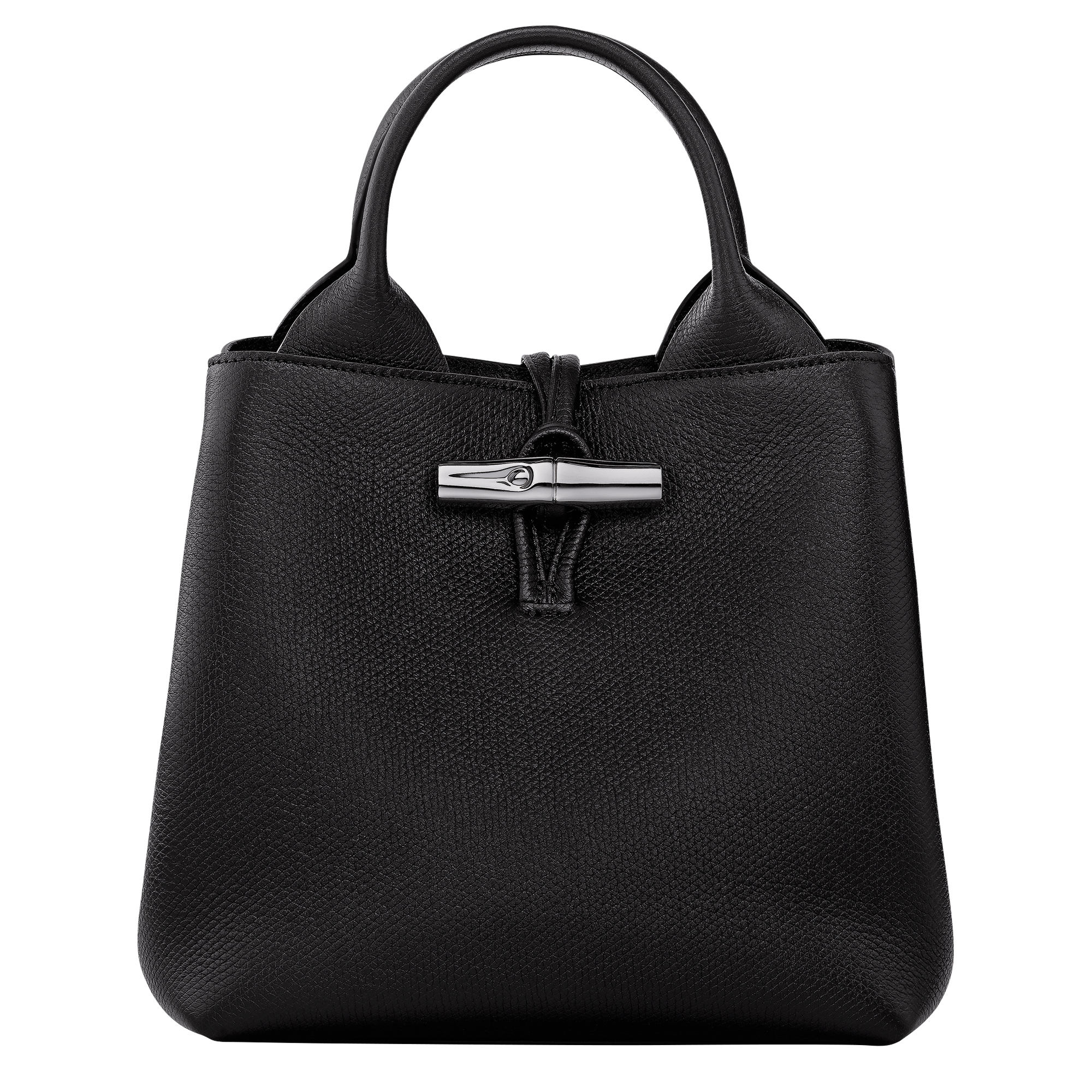 Le Roseau S Handbag / Black - Leather