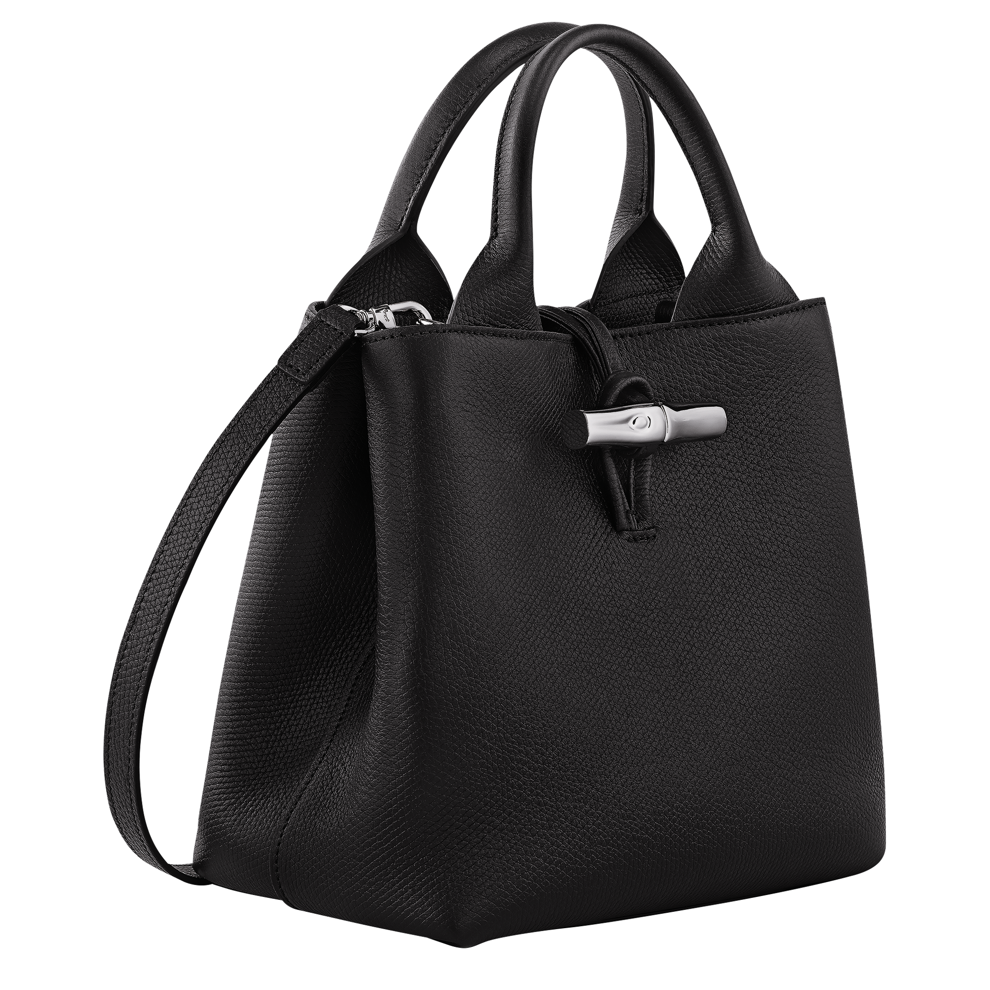Le Roseau S Handbag / Black - Leather - Image 3