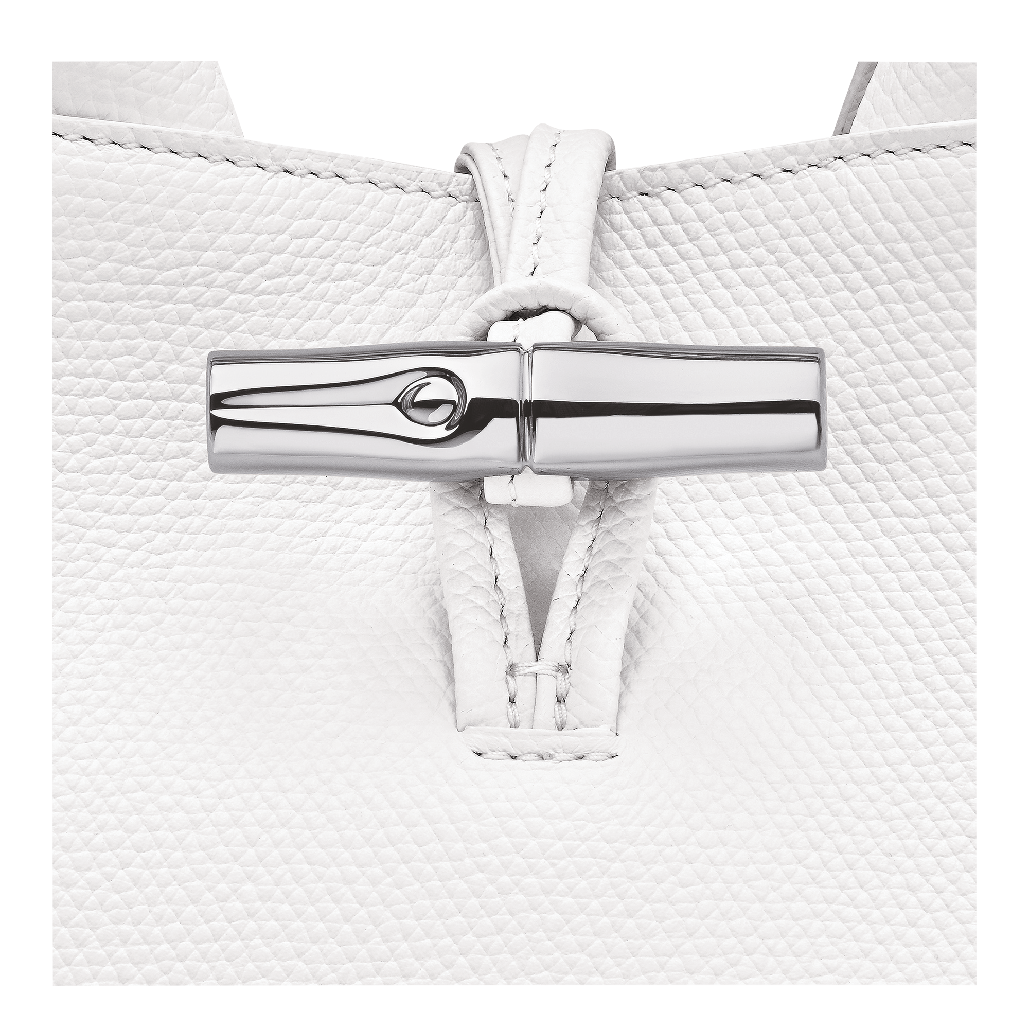 Le Roseau S Handbag / White - Leather - Image 7
