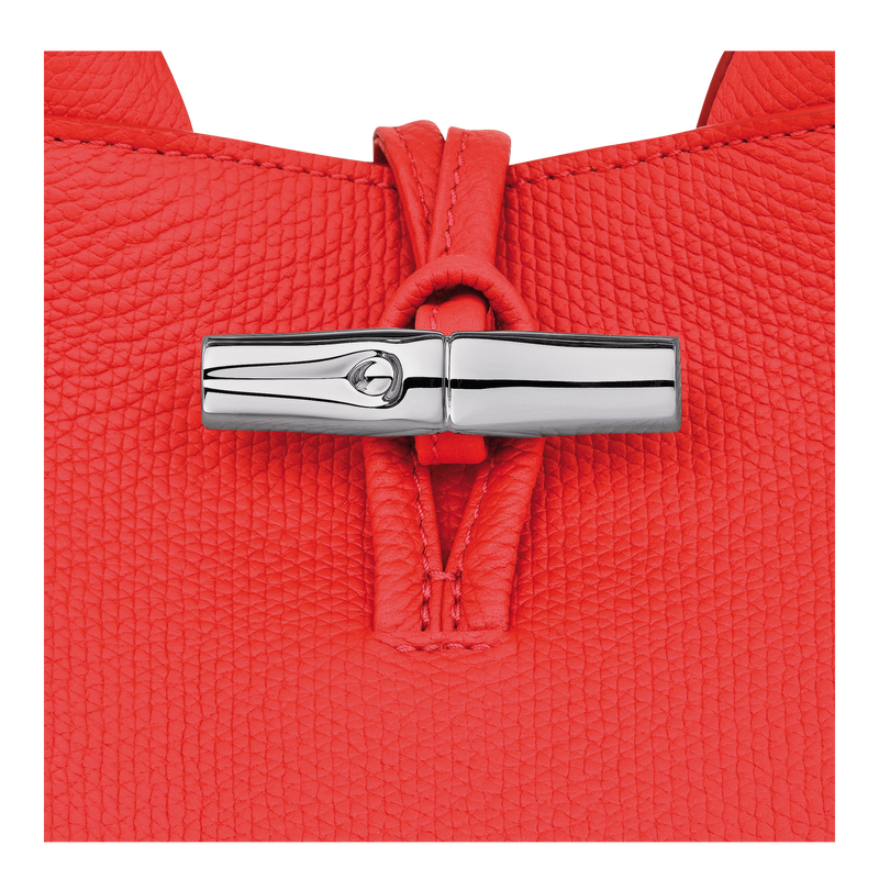 Le Roseau S Handbag / Pink Tea - Leather - Image 9