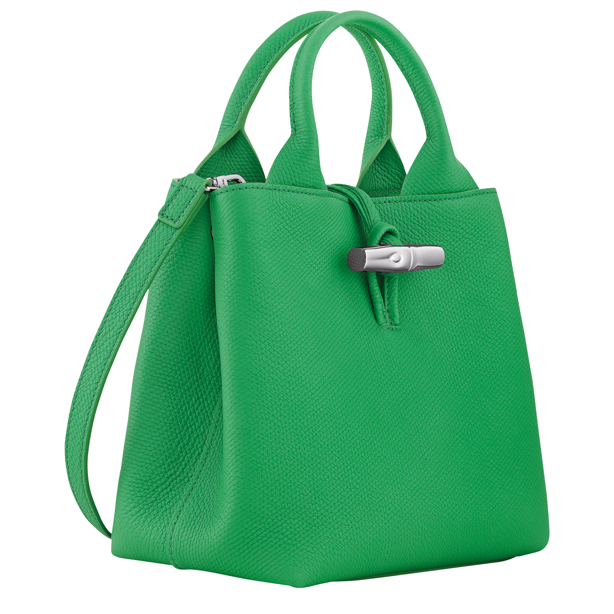 Le Roseau S Handbag / Spring Green - Leather - Image 3