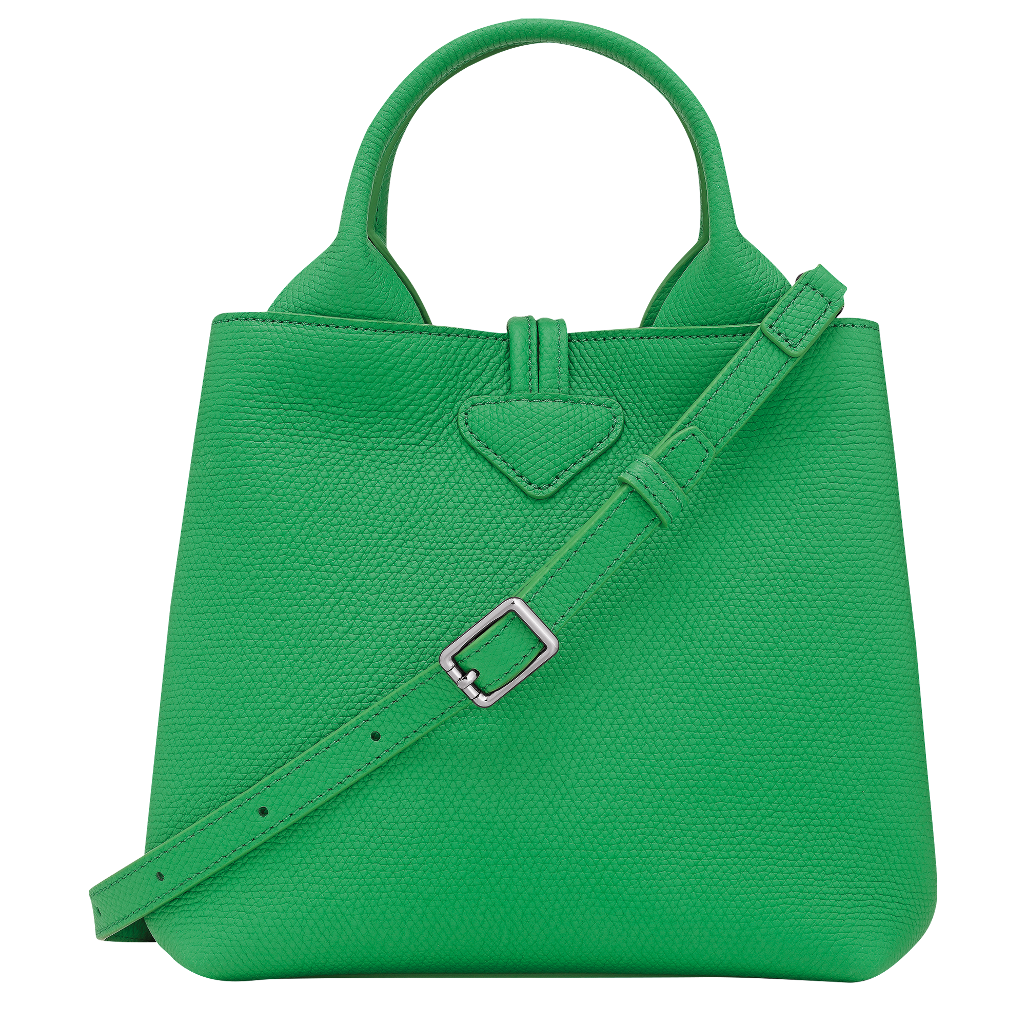 Le Roseau S Handbag / Spring Green - Leather - Image 4