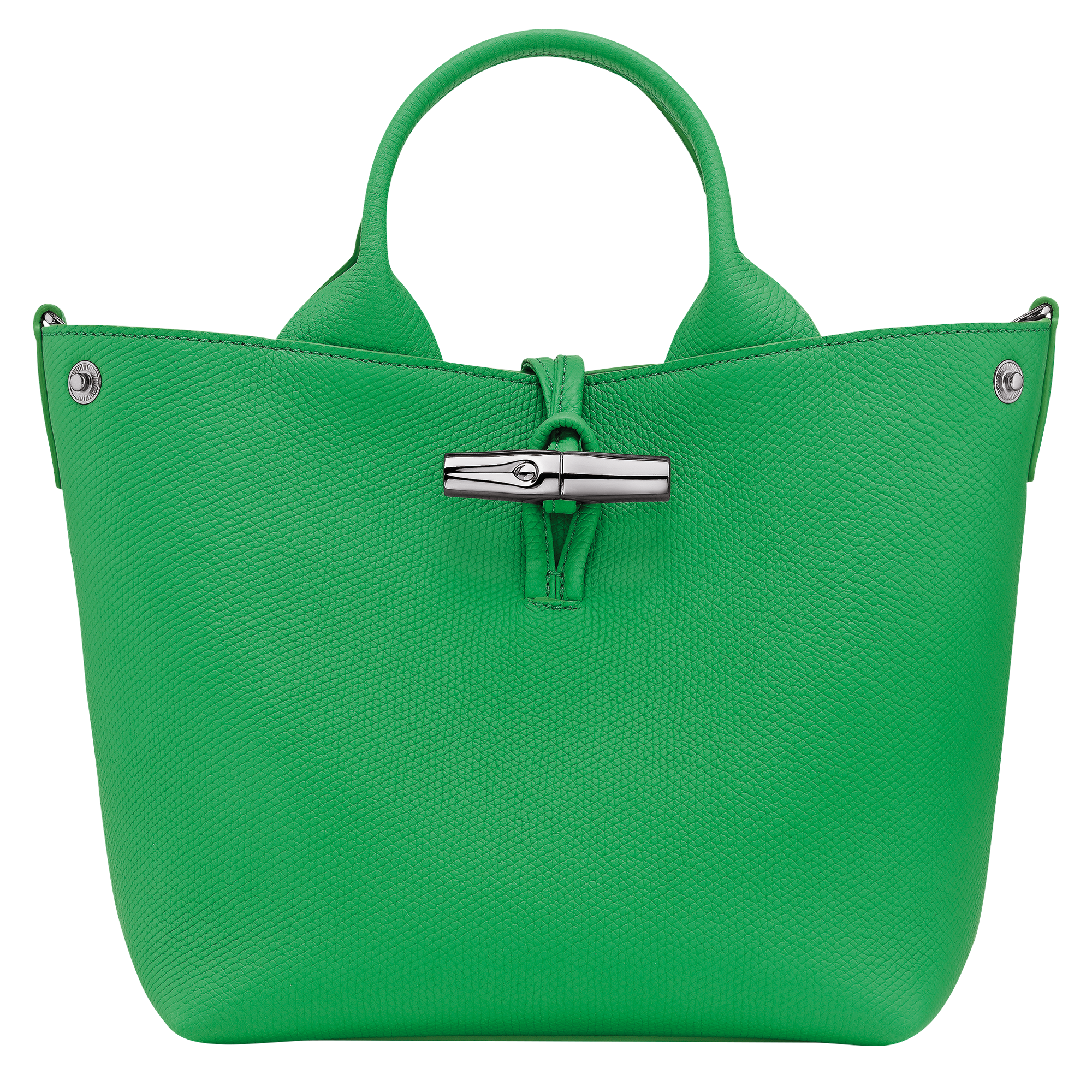 Le Roseau S Handbag / Spring Green - Leather - Image 5