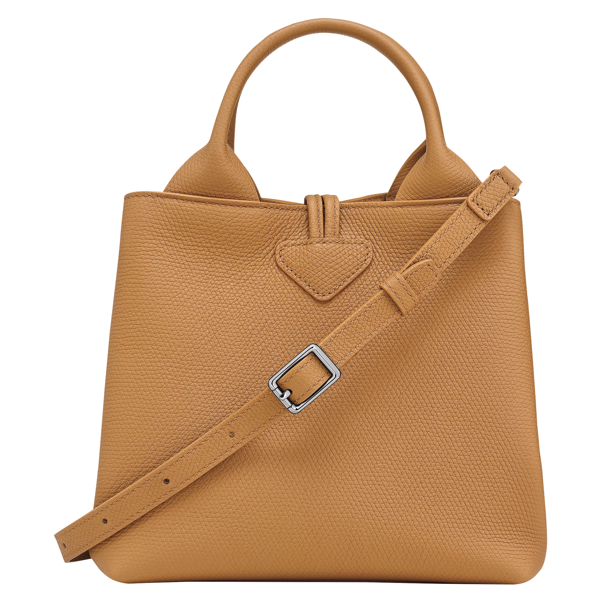 Le Roseau S Handbag / Walnut - Leather - Image 4