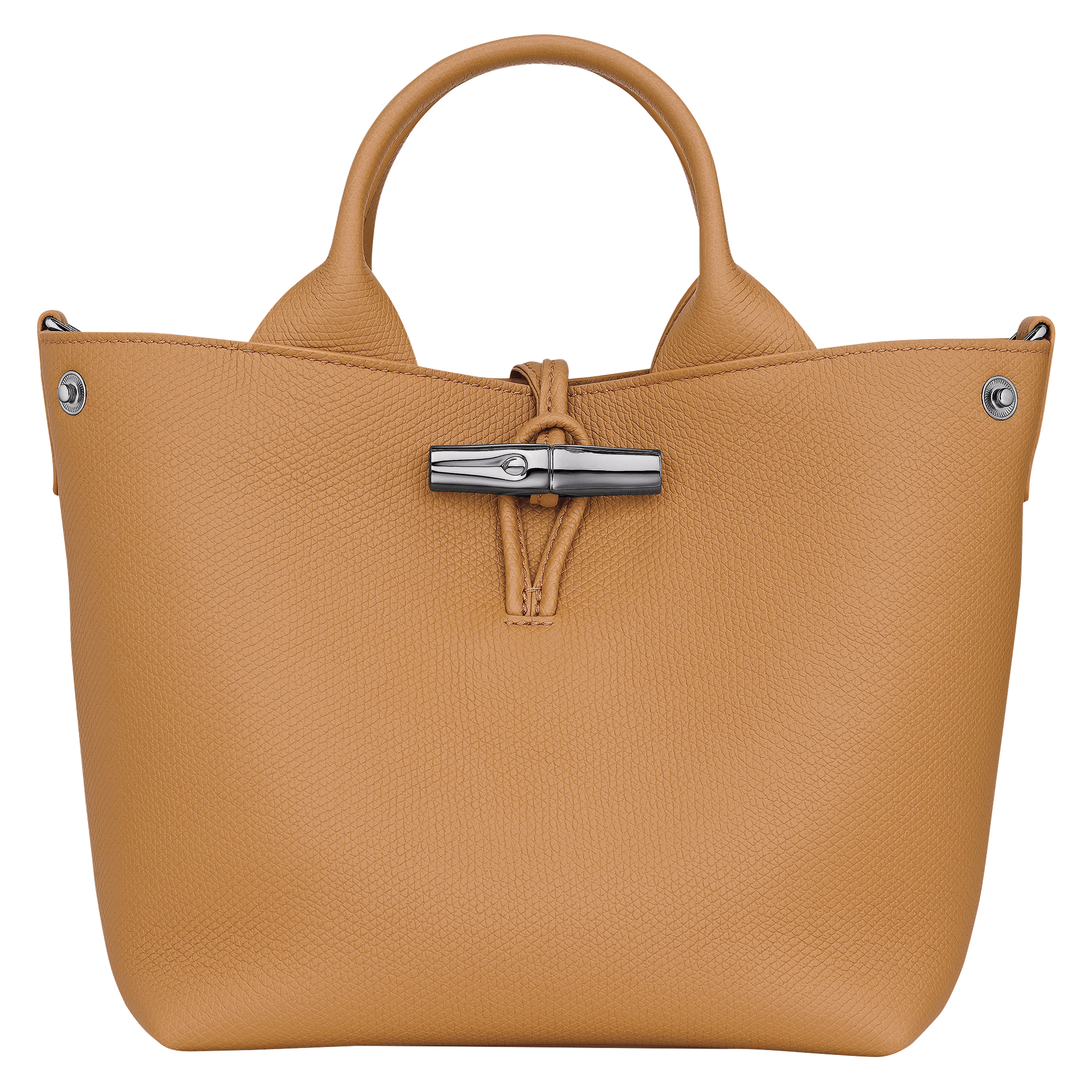 Le Roseau S Handbag / Walnut - Leather - Image 5