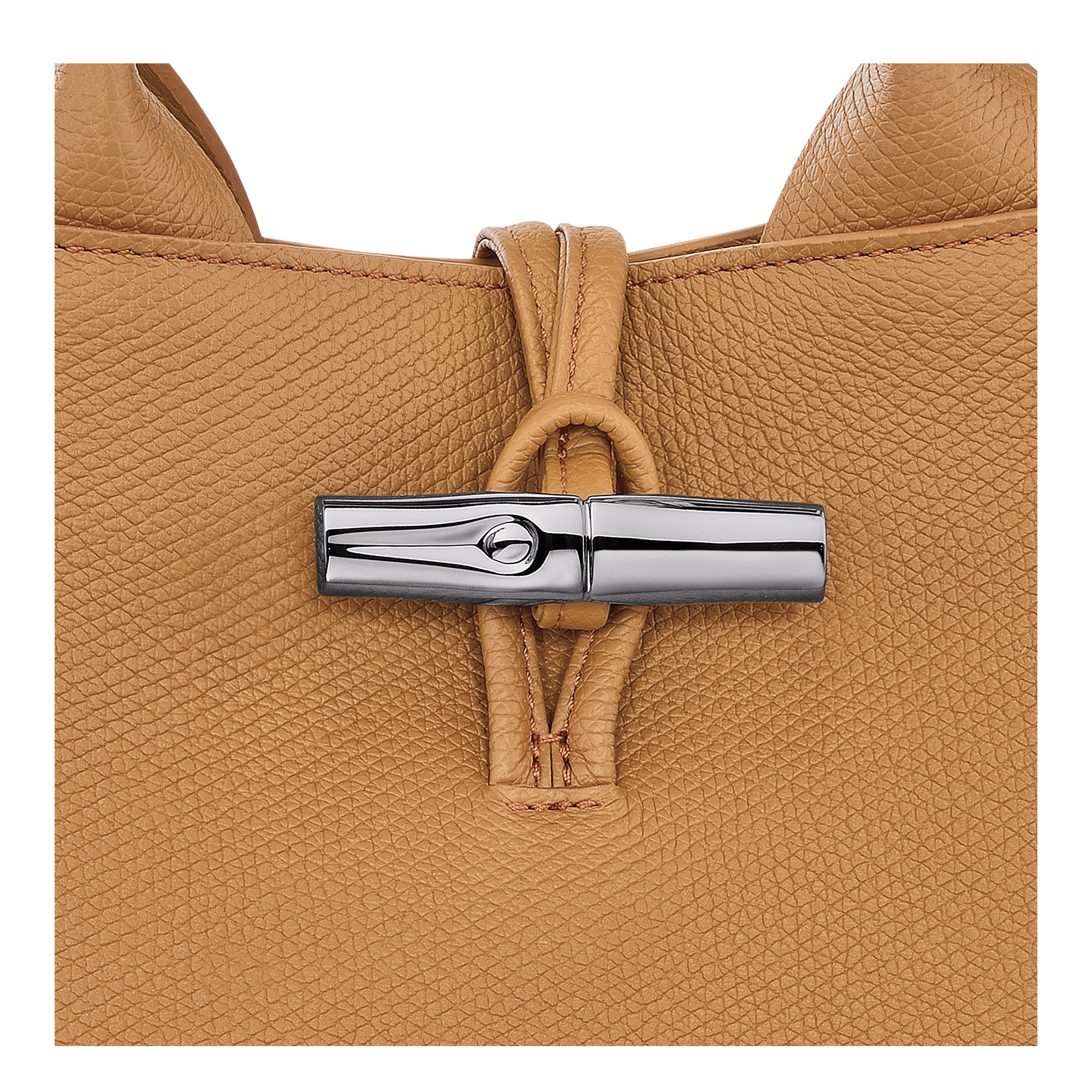 Le Roseau S Handbag / Walnut - Leather - Image 7