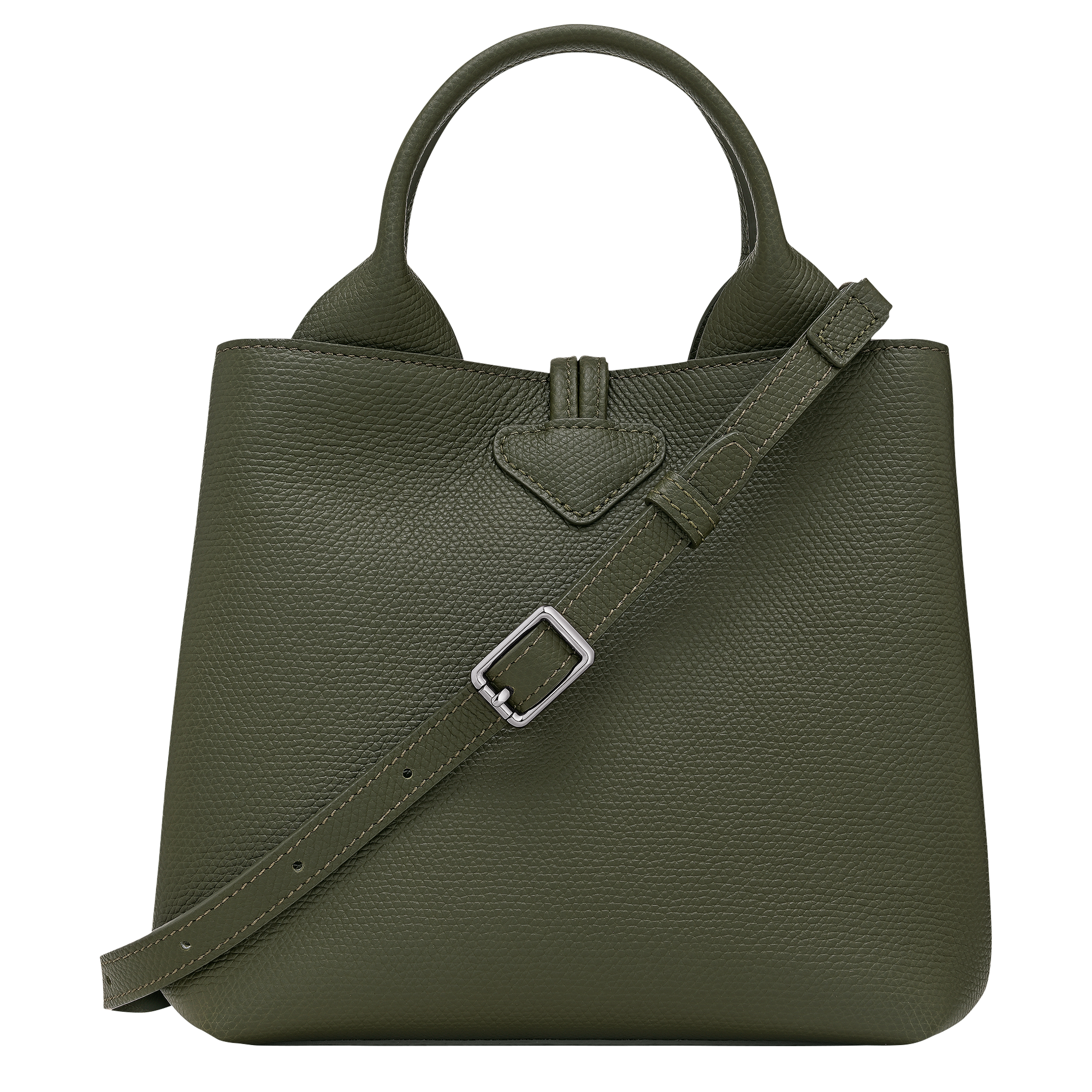 Le Roseau S Handbag / Fir - Leather - Image 4
