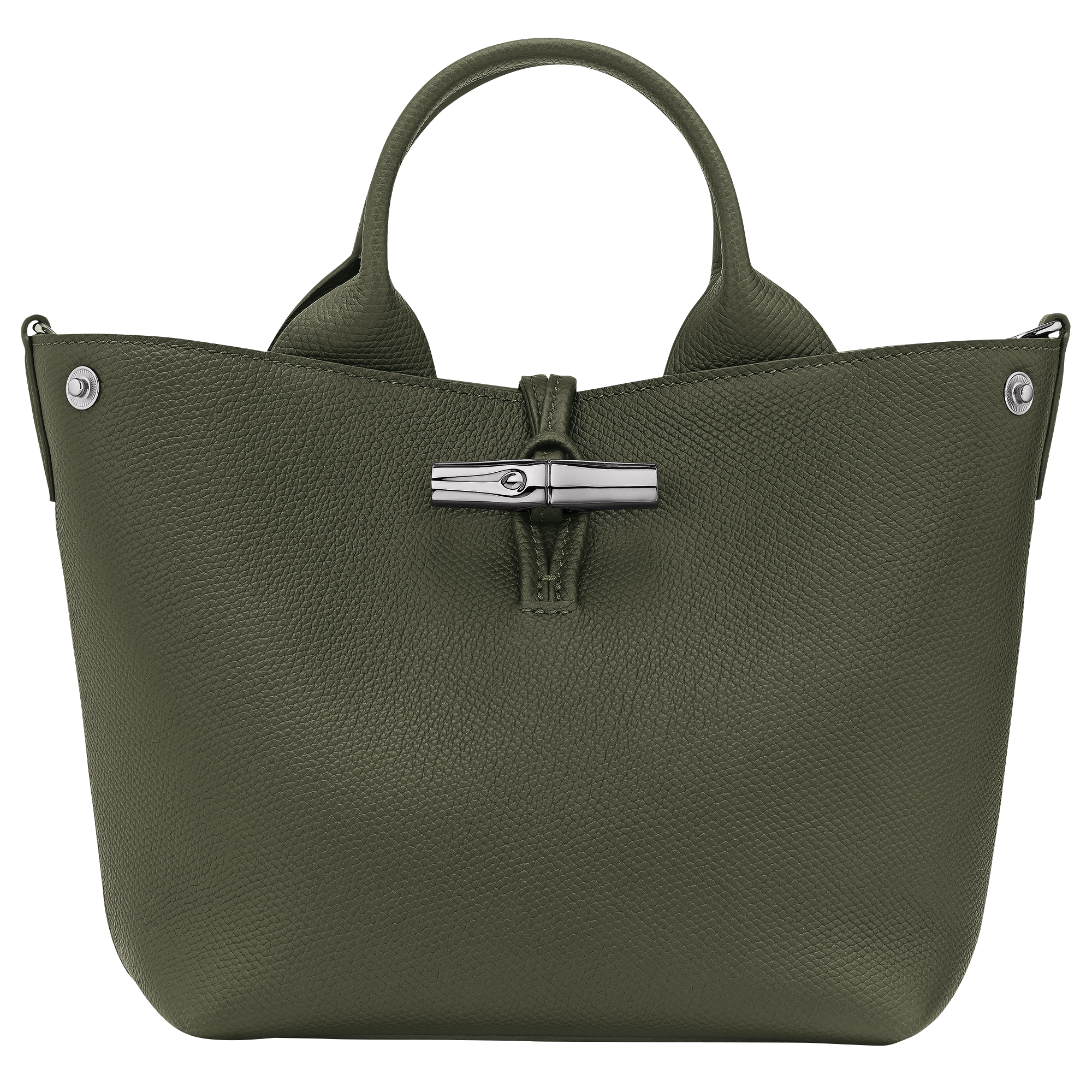 Le Roseau S Handbag / Fir - Leather - Image 5