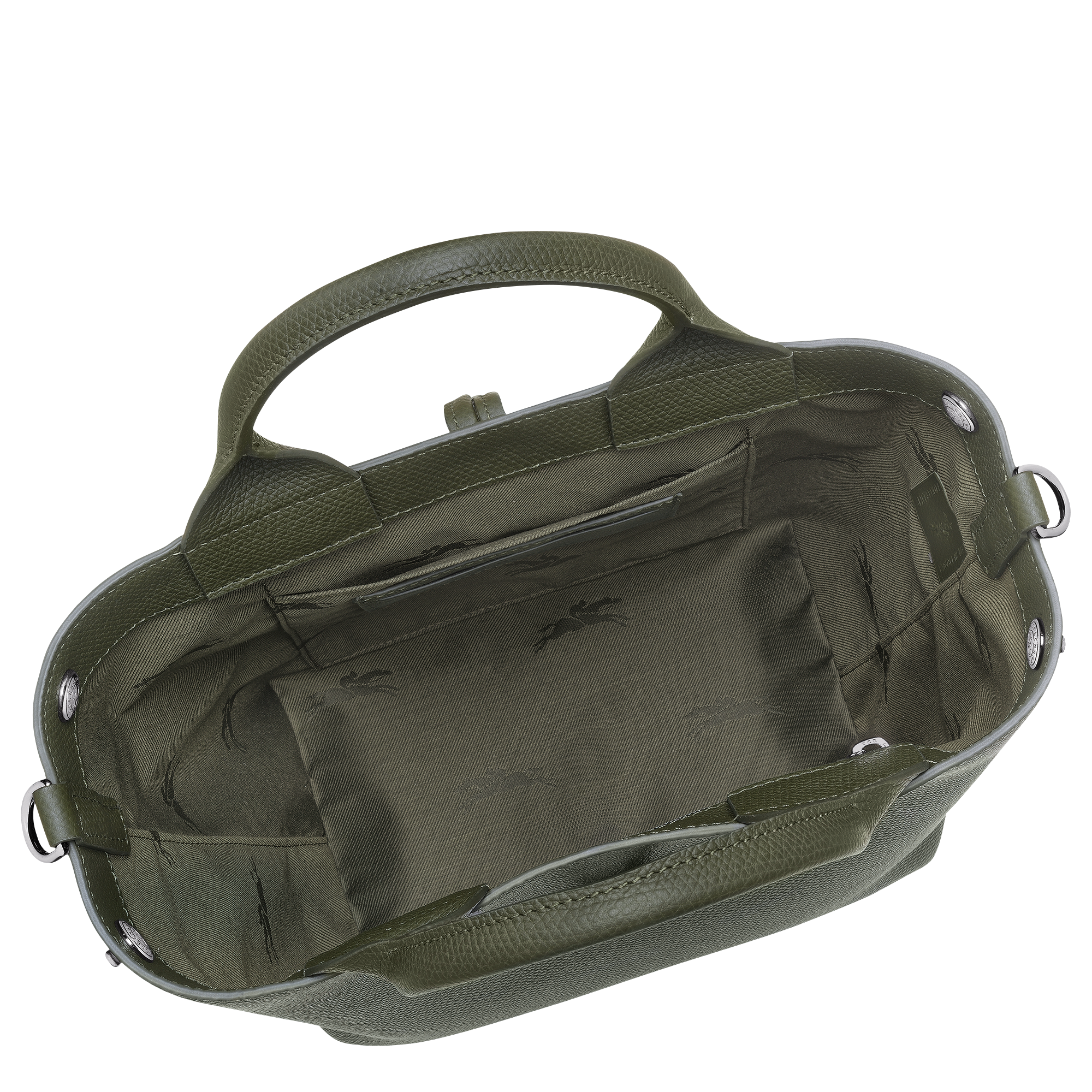 Le Roseau S Handbag / Fir - Leather - Image 6