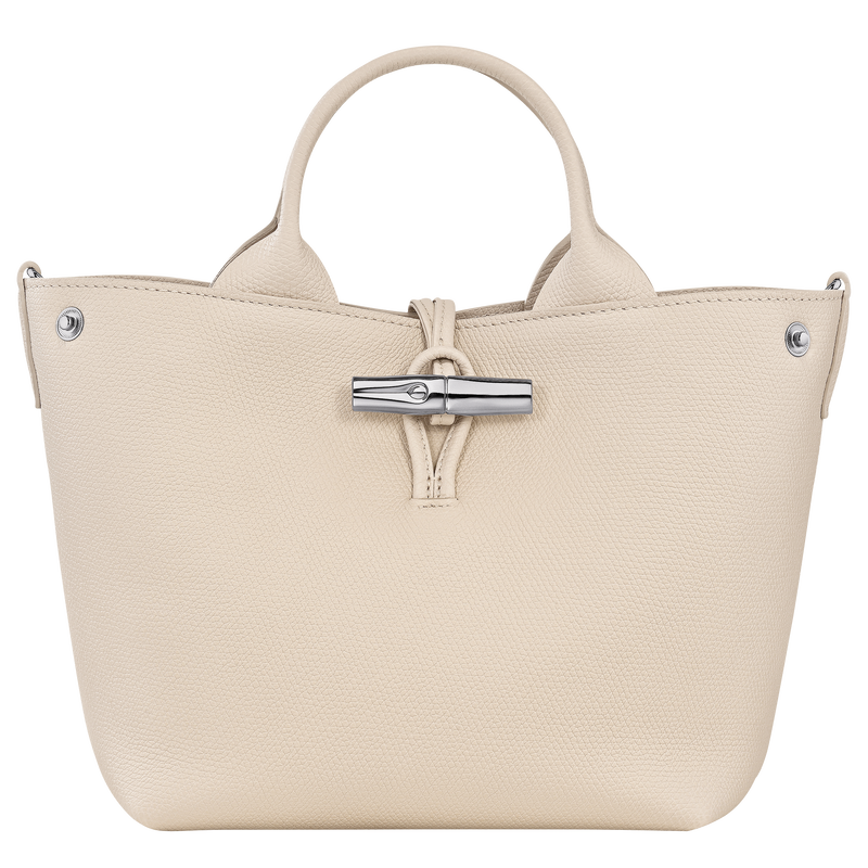Le Roseau S Handbag / Pink Tea - Leather - Image 11