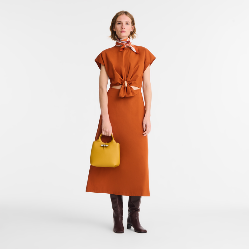 Le Roseau S Handbag / Pink Tea - Leather - Image 57