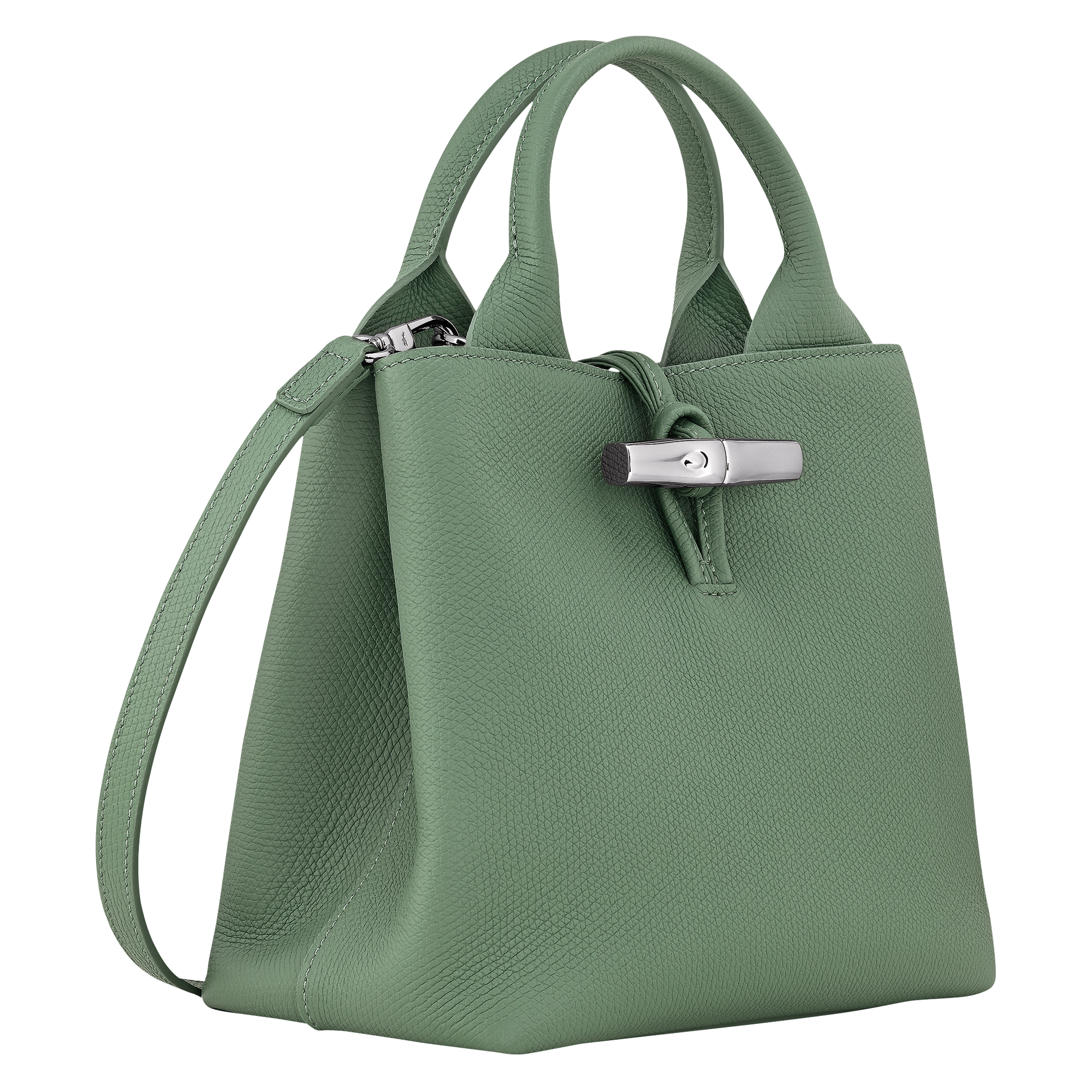 Le Roseau S Handbag / Oregano - Leather - Image 3