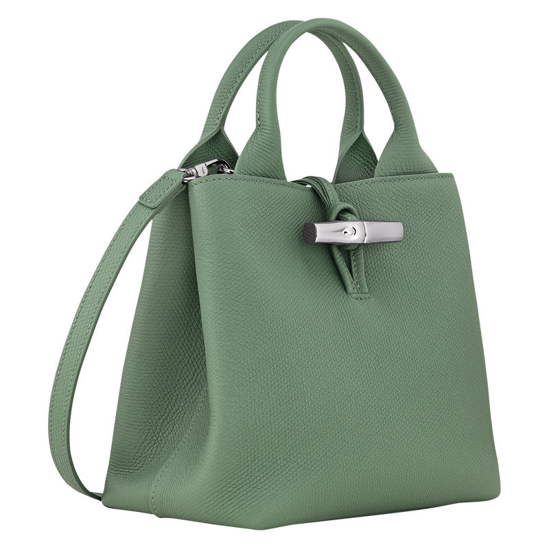 Le Roseau S Handbag / Pink Tea - Leather - Image 25