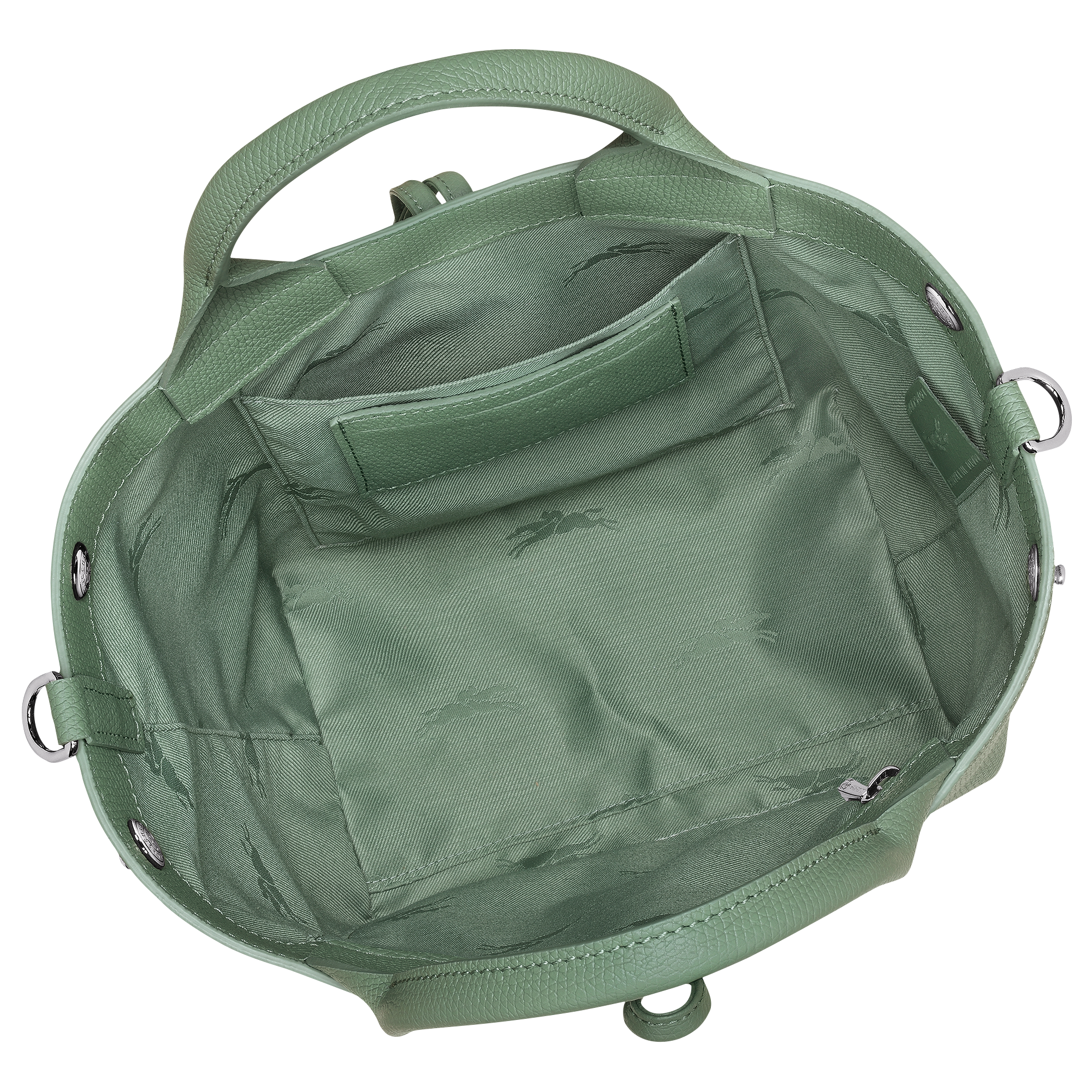 Le Roseau S Handbag / Oregano - Leather - Image 6