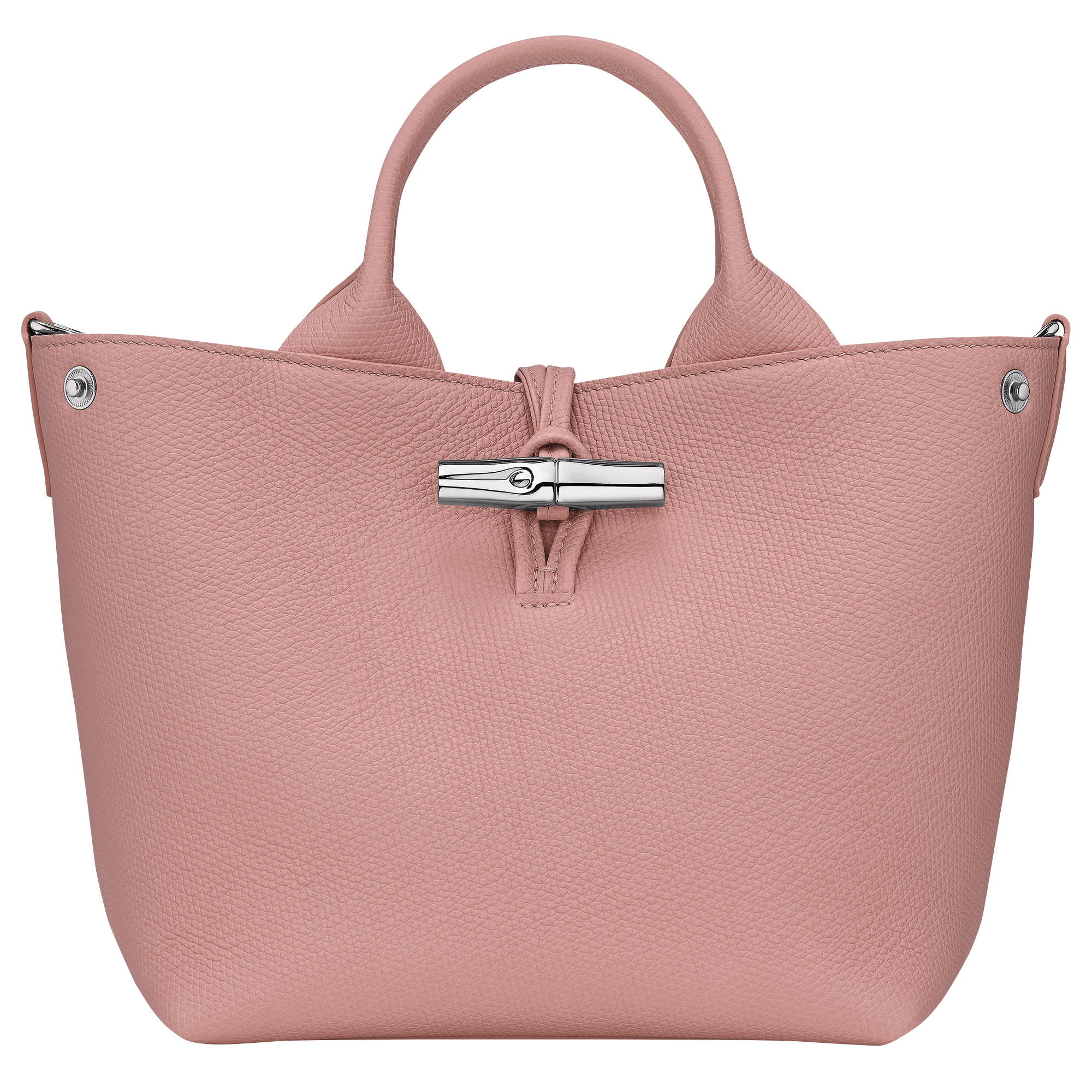 Le Roseau S Handbag / Pink Tea - Leather - Image 3