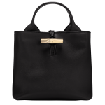 Le Roseau S Handbag / Black - Leather