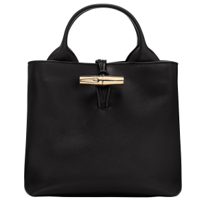 Le Roseau S Handbag / Black - Leather